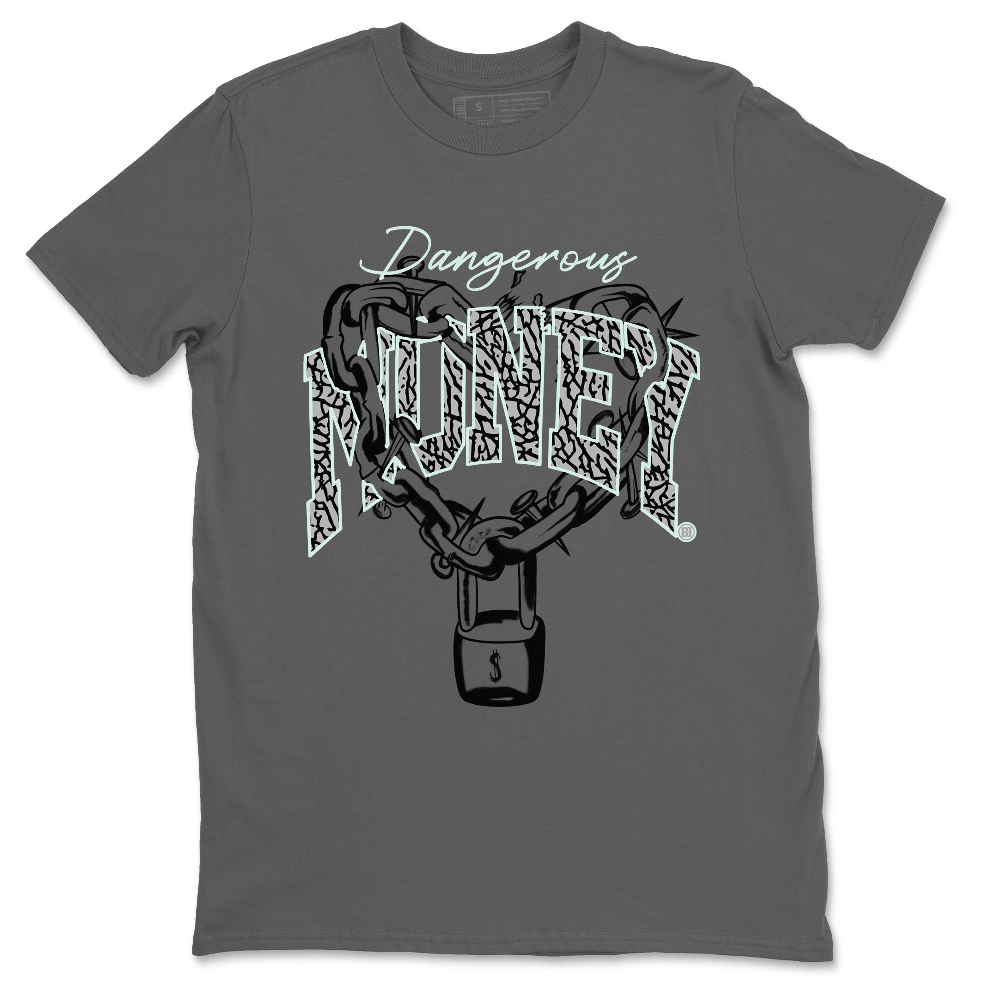 Dangerous Money snkmatch Tees - Air Jordan 3 Green Glow
