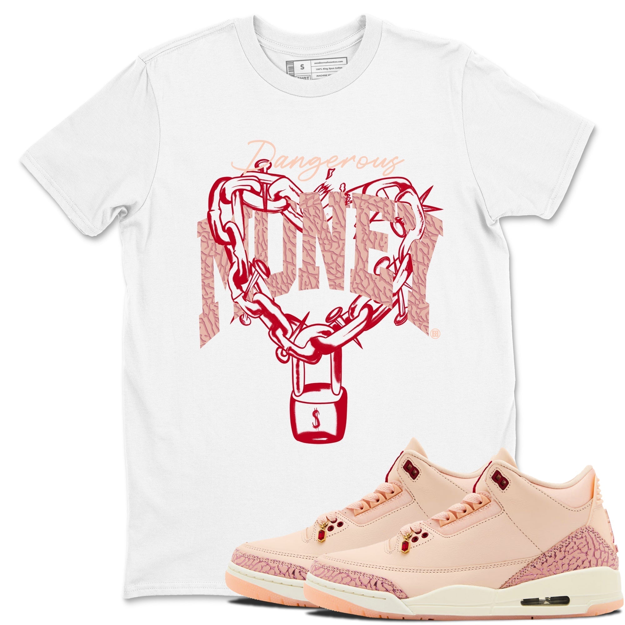 Dangerous Money snkmatch Tees - Air Jordan 3 Valentines Day