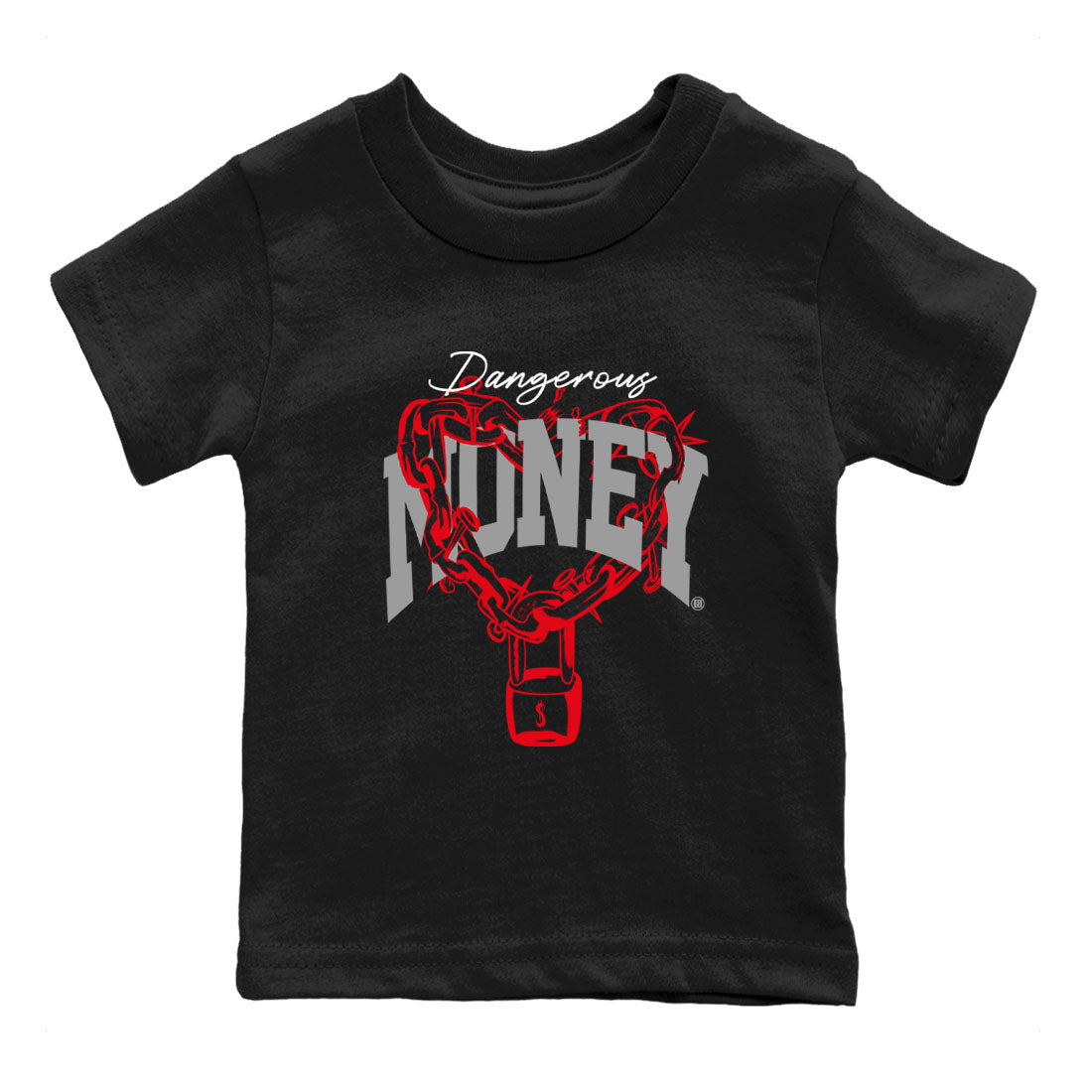 Dangerous Money snkmatch Tees Kids - Air Jordan 4 Bred Reimagined