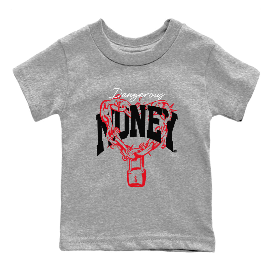 Dangerous Money snkmatch Tees Kids - Air Jordan 4 Bred Reimagined
