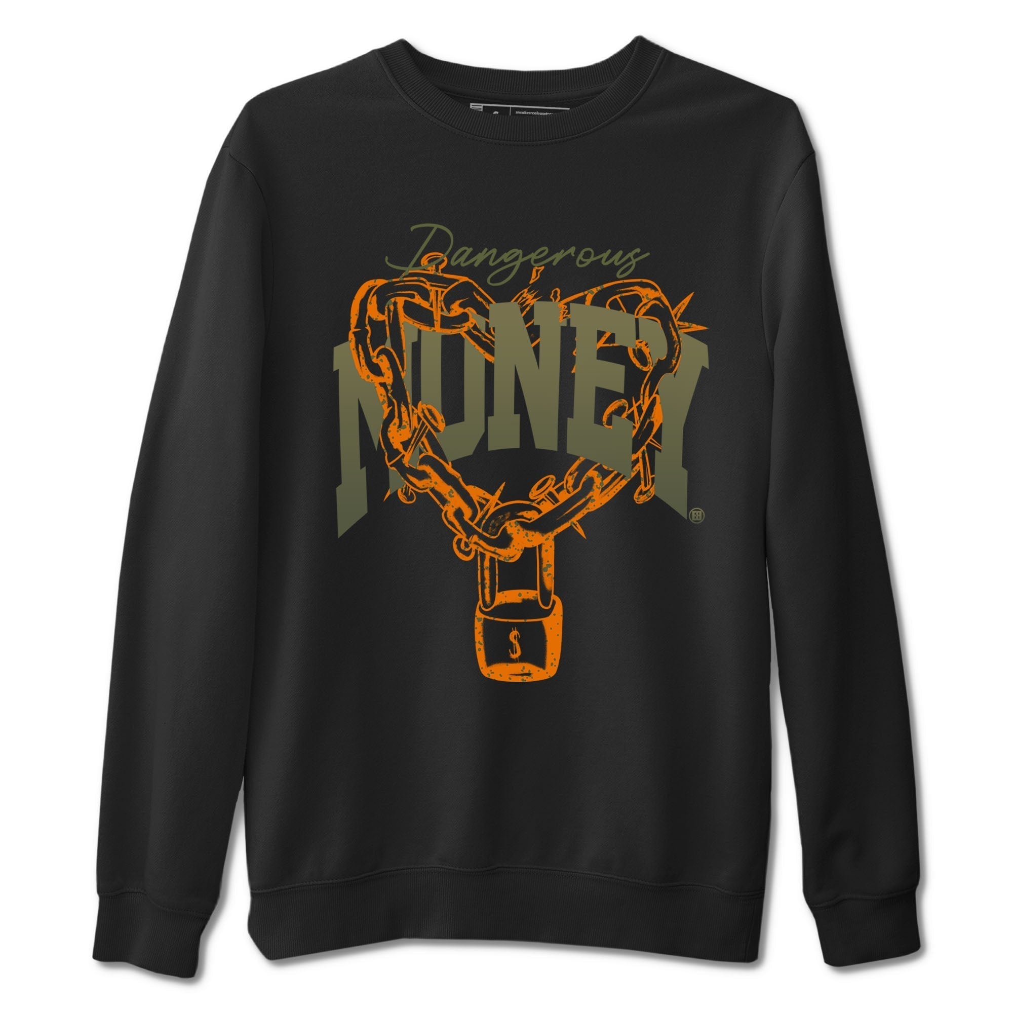 Dangerous Money snkmatch Tees - Air Jordan 5 Olive