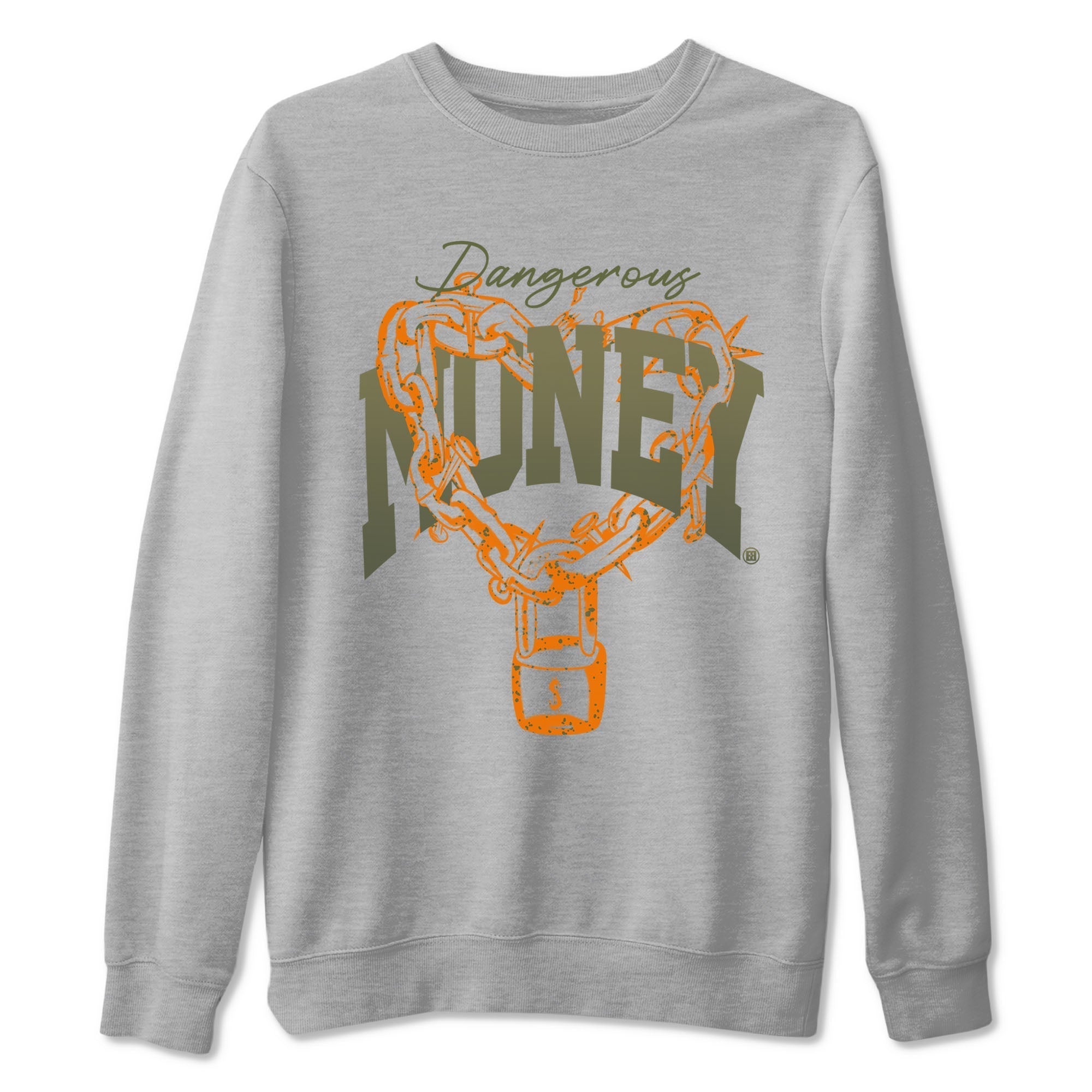 Dangerous Money snkmatch Tees - Air Jordan 5 Olive
