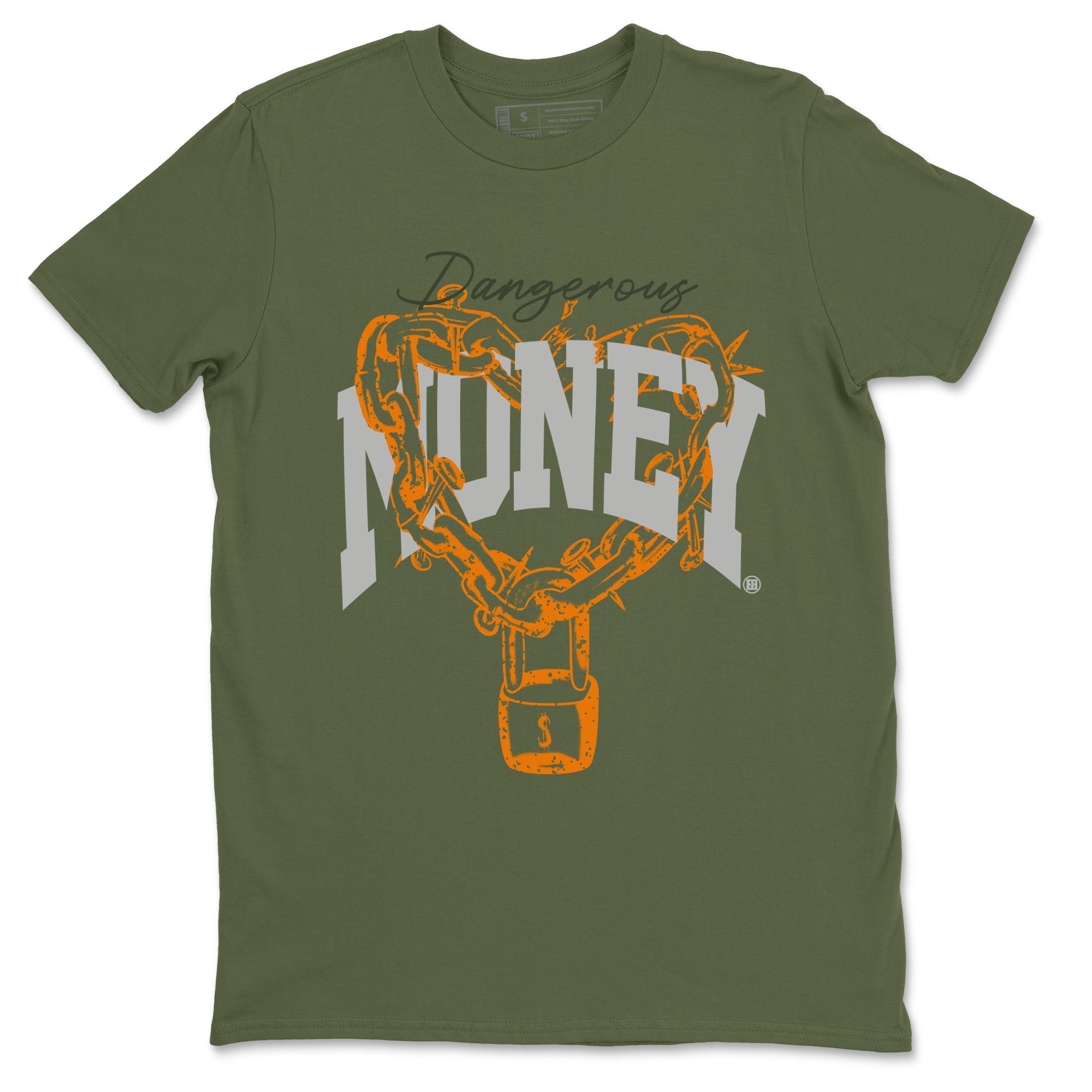 Dangerous Money snkmatch Tees - Air Jordan 5 Olive
