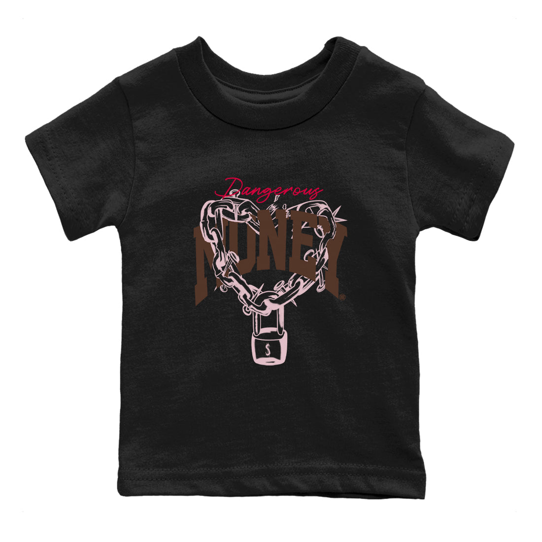 Dangerous Money snkmatch Tees Kids - Dunk Cacao Wow And Pink Foam