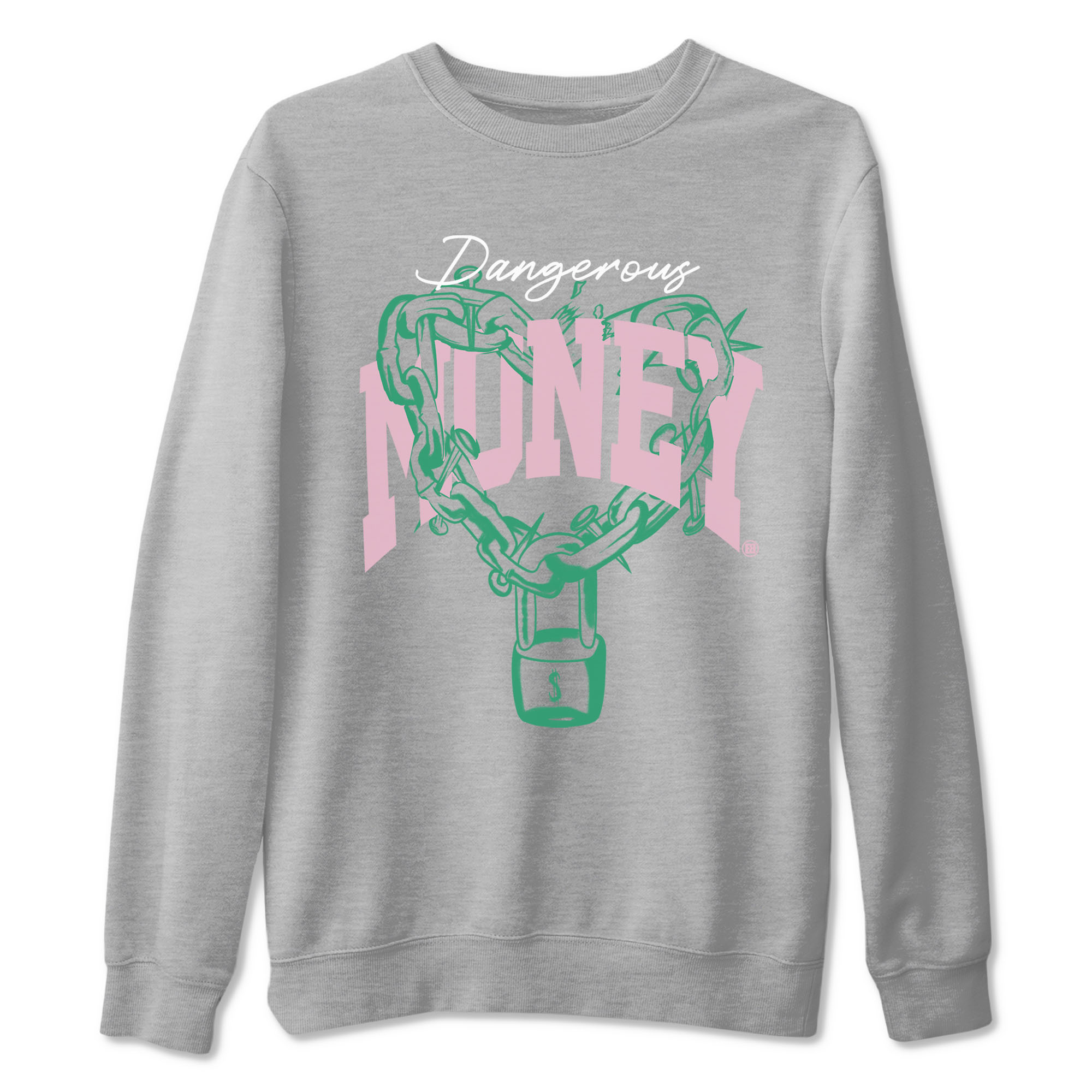 Dangerous Money snkmatch Tees - Dunk Medium Soft Pink Malachite