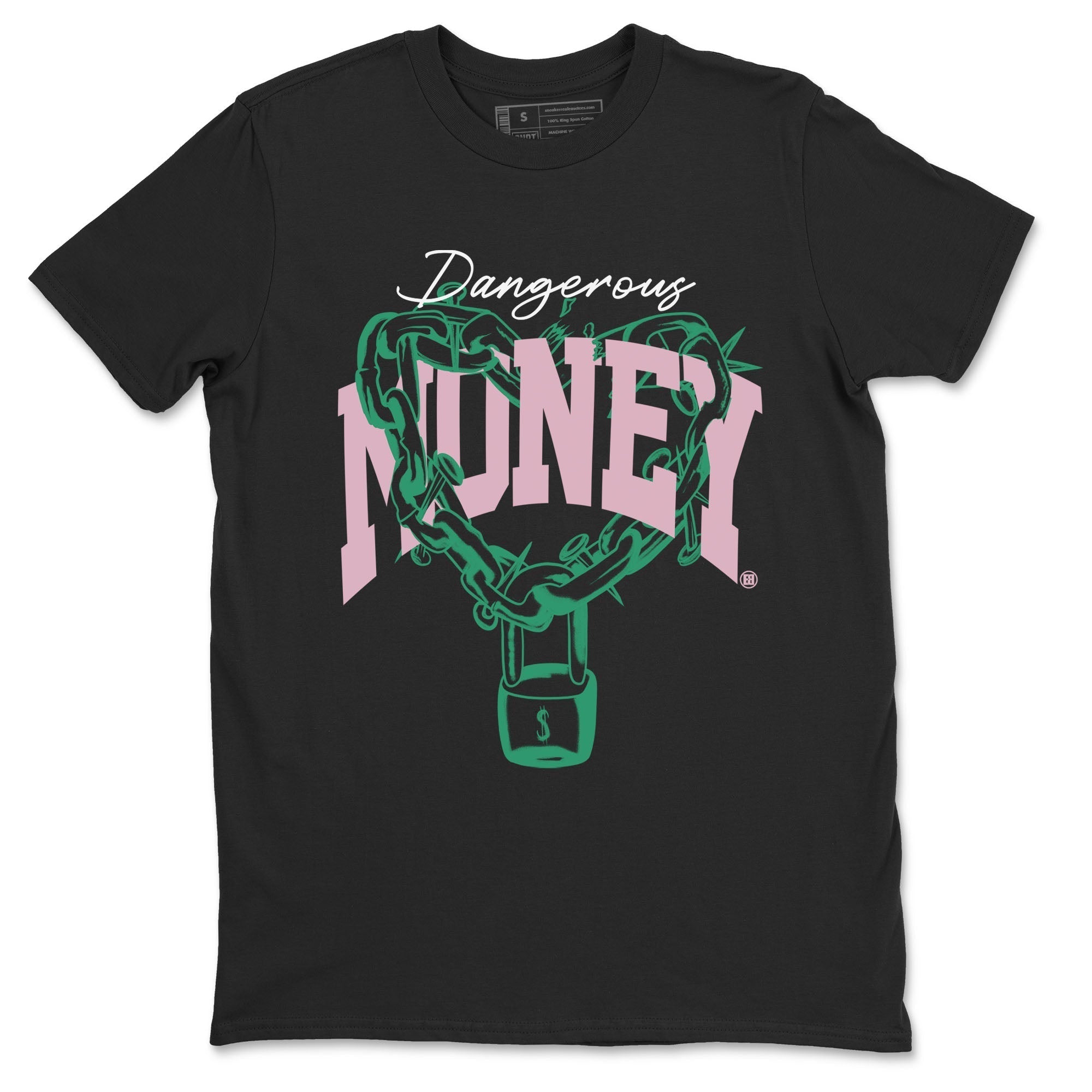 Dangerous Money snkmatch Tees - Dunk Medium Soft Pink Malachite