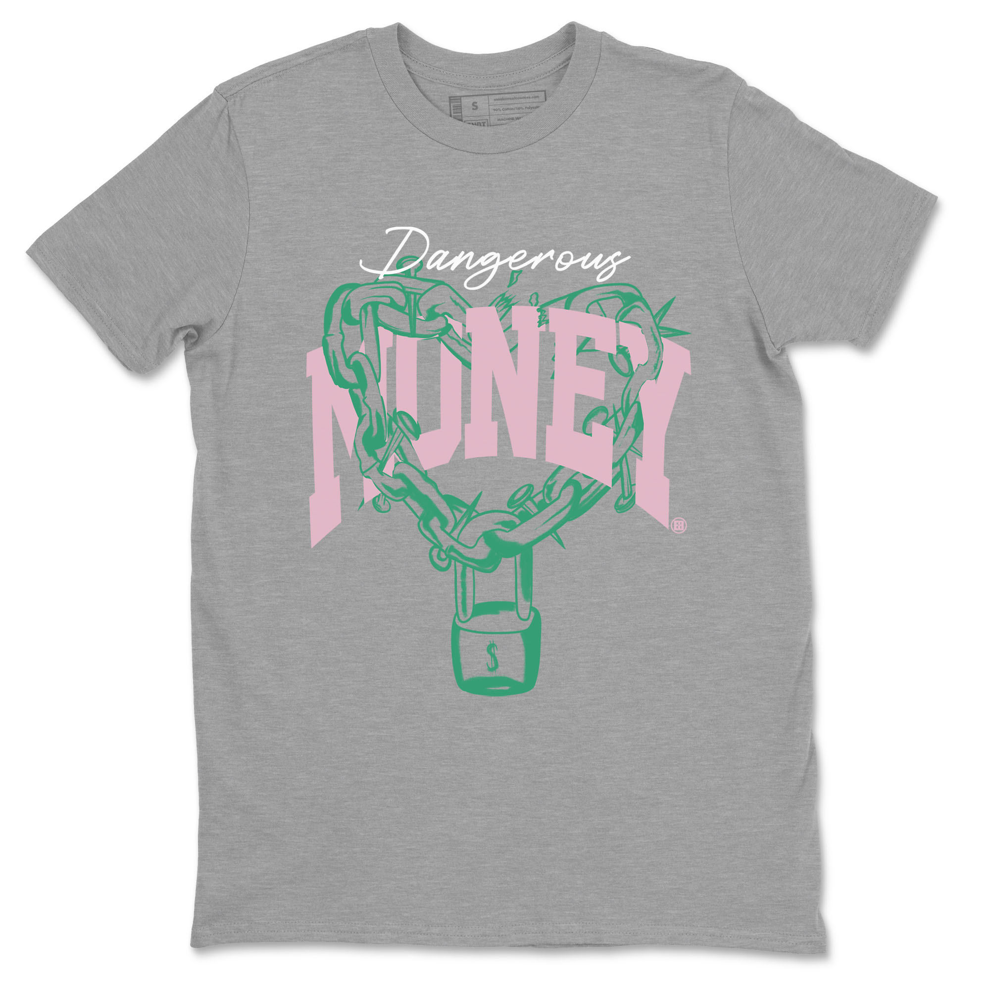 Dangerous Money snkmatch Tees - Dunk Medium Soft Pink Malachite