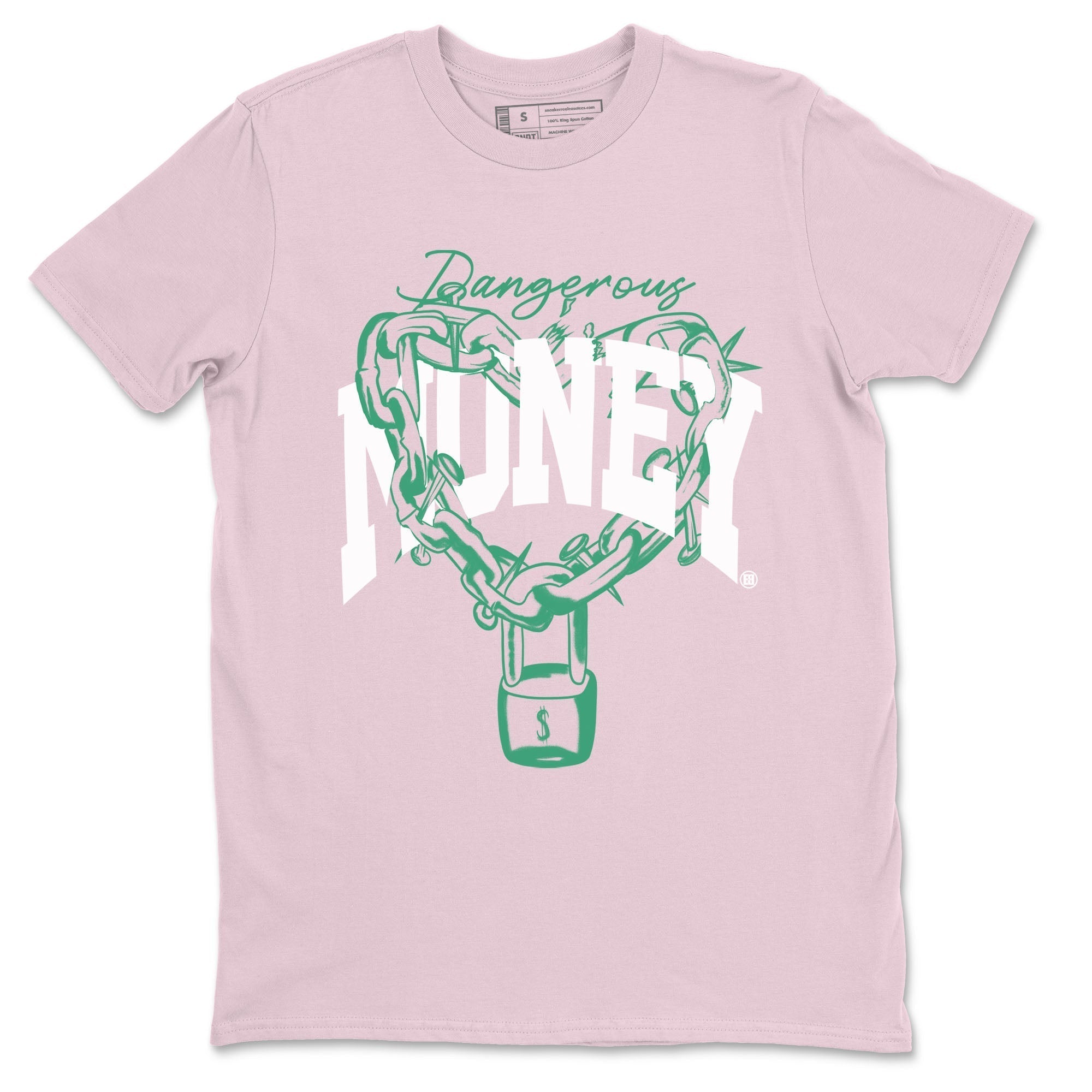 Dangerous Money snkmatch Tees - Dunk Medium Soft Pink Malachite