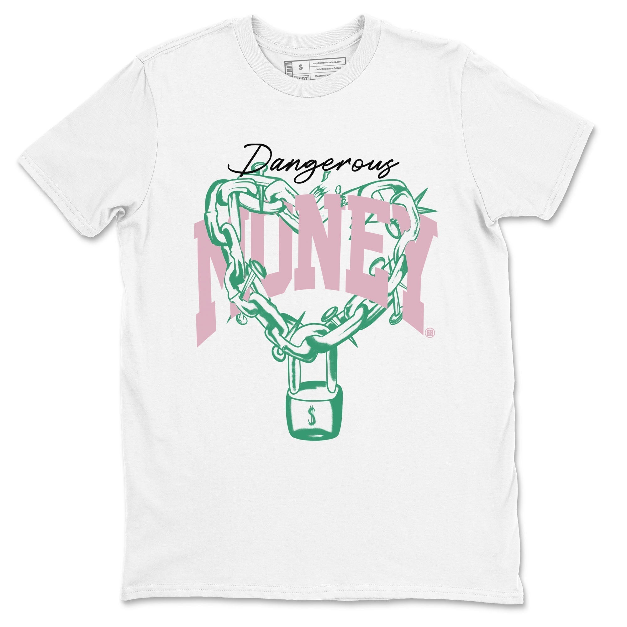 Dangerous Money snkmatch Tees - Dunk Medium Soft Pink Malachite