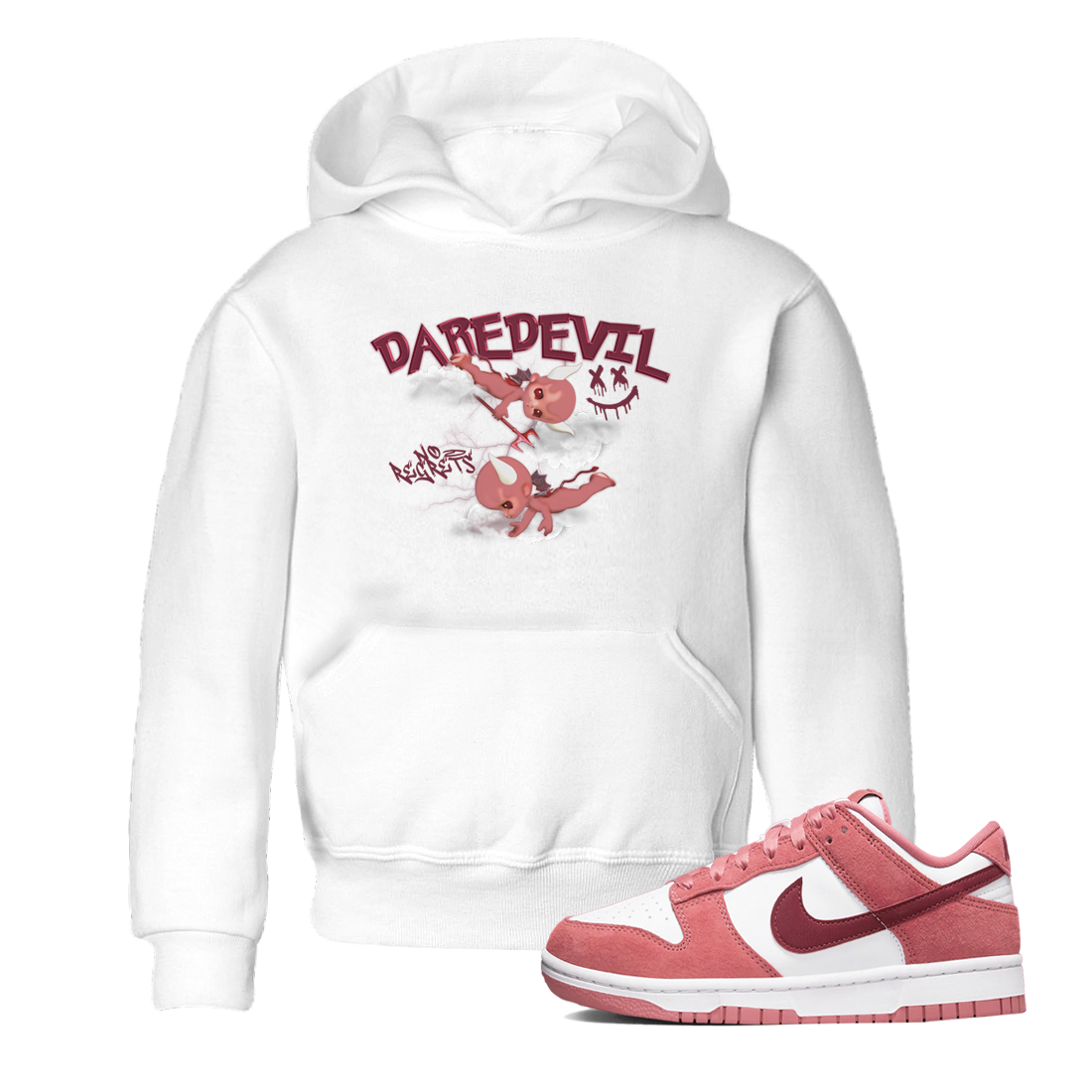 Dare Devil snkmatch Tee Kids - Dunk Valentines Day 2024