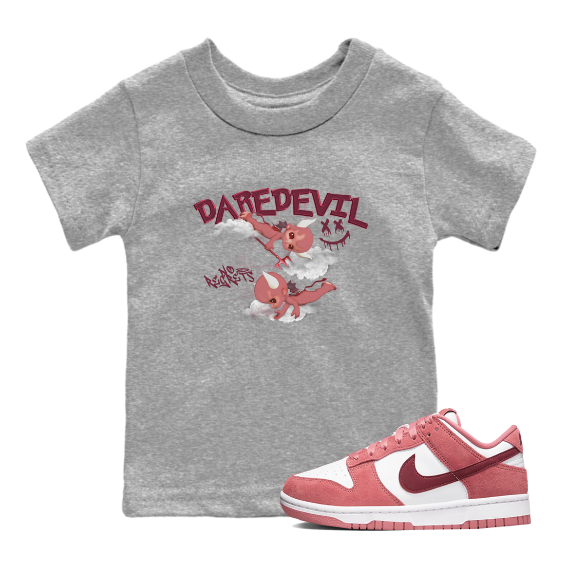 Dare Devil snkmatch Tee Kids - Dunk Valentines Day 2024