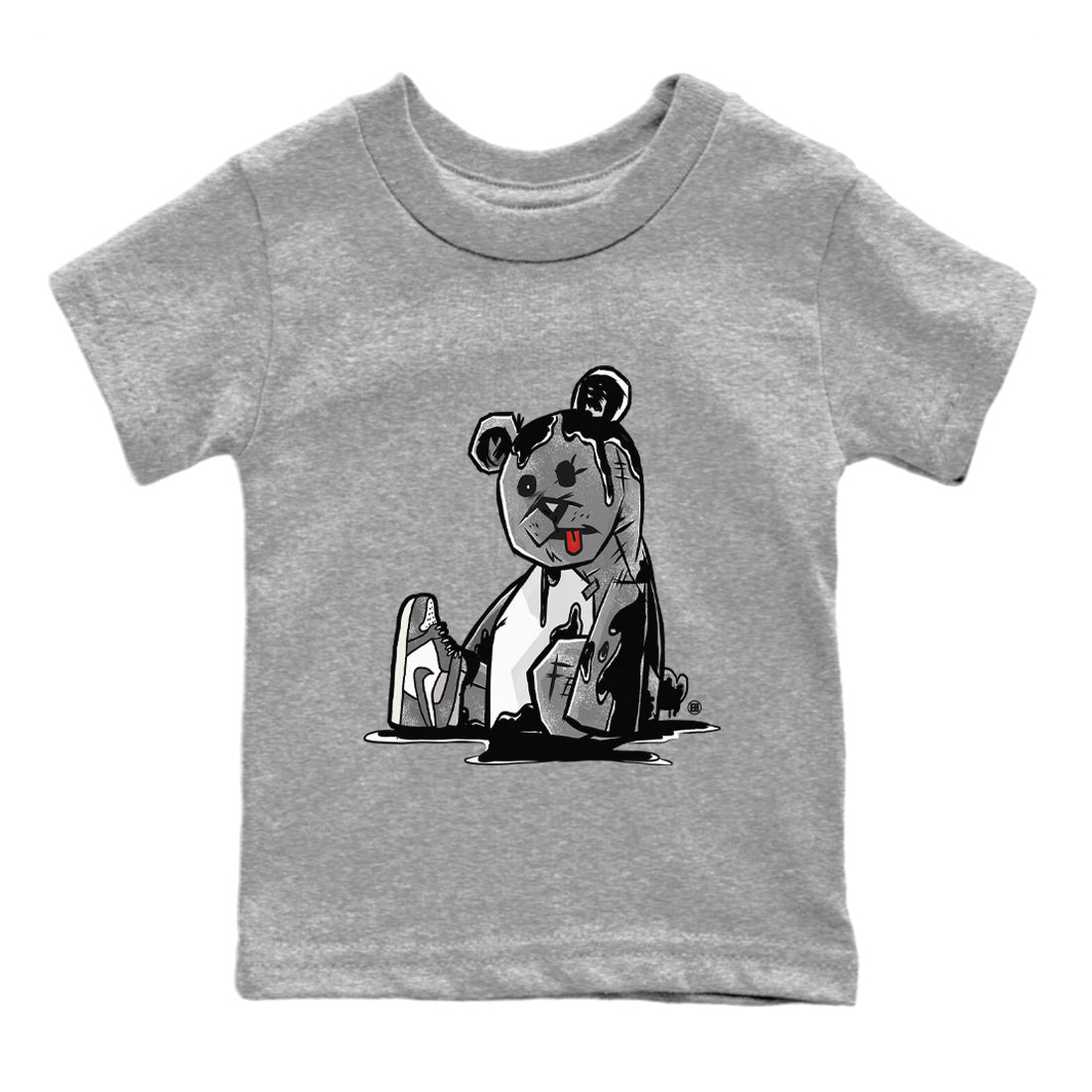 Dark Bear Kids Tops - Air Jordan 1 Washed Heritage