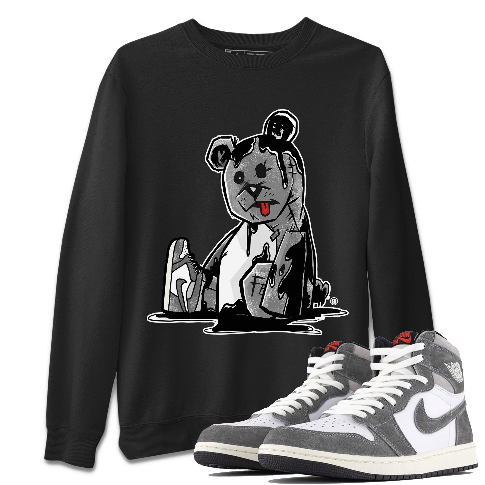 Dark Bear Unisex Tops - Air Jordan 1 Washed Heritage