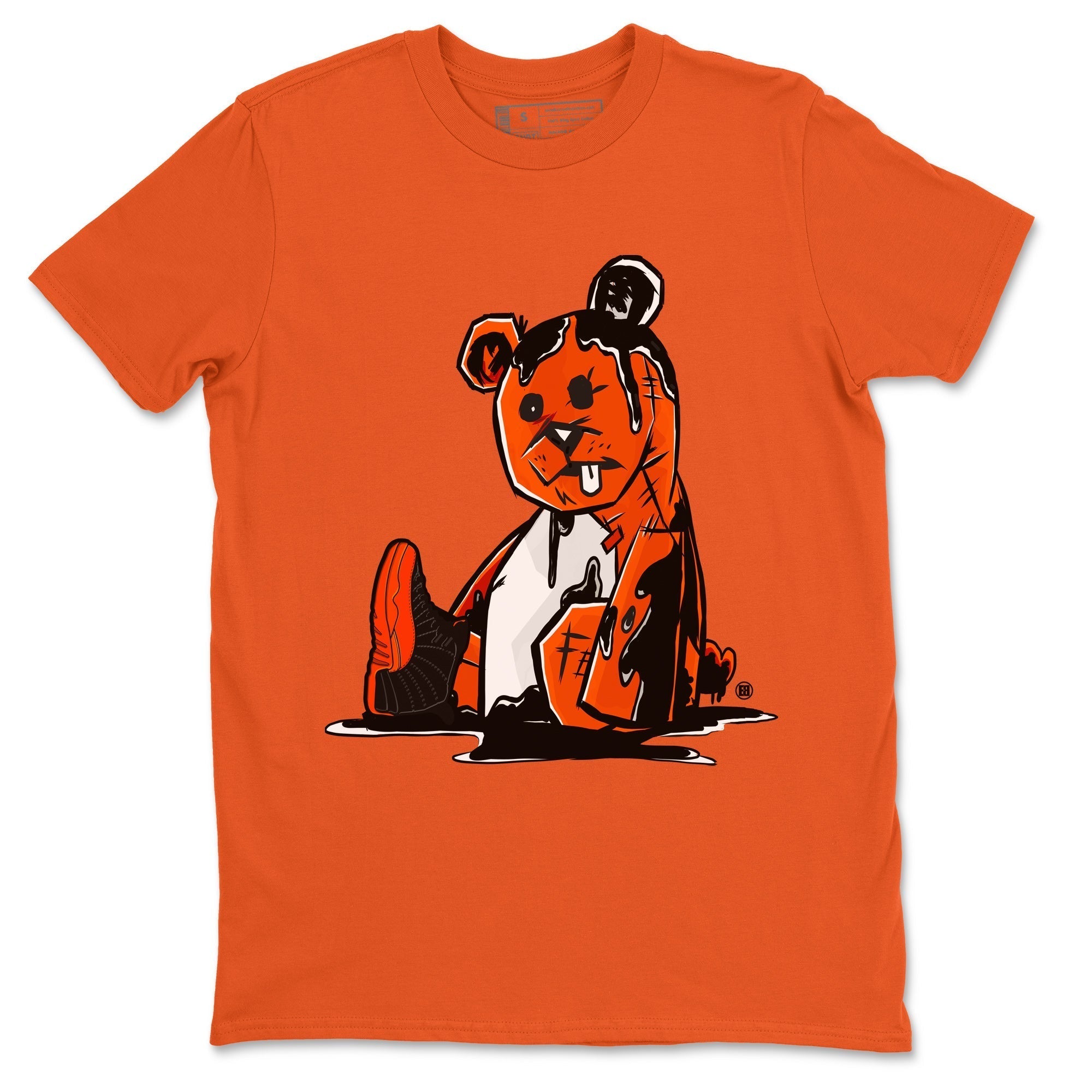 Dark Bear Unisex Tops - Air Jordan 12 Brilliant Orange