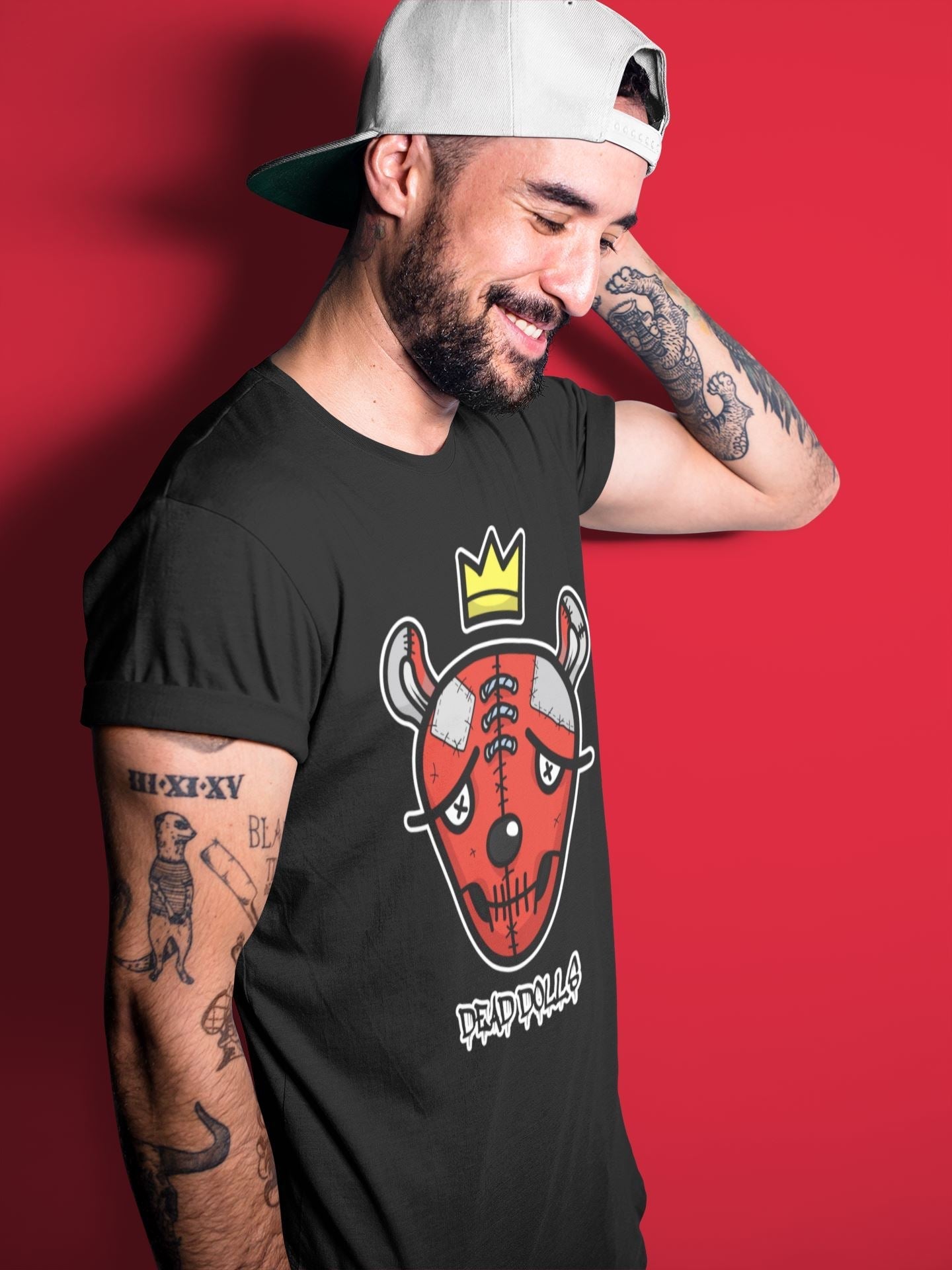 Dead Dolls Face Unisex Tops - Air Jordan 5 Raging Bull