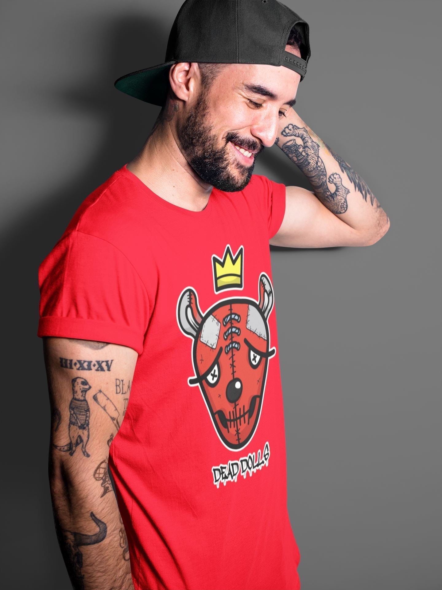 Dead Dolls Face Unisex Tops - Air Jordan 5 Raging Bull