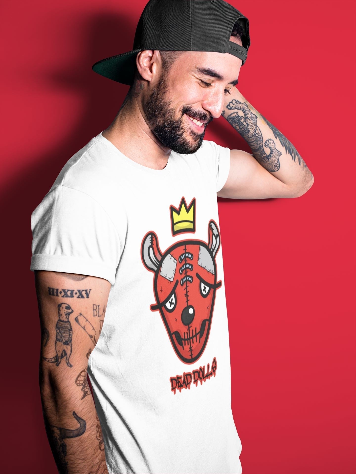 Dead Dolls Face Unisex Tops - Air Jordan 5 Raging Bull