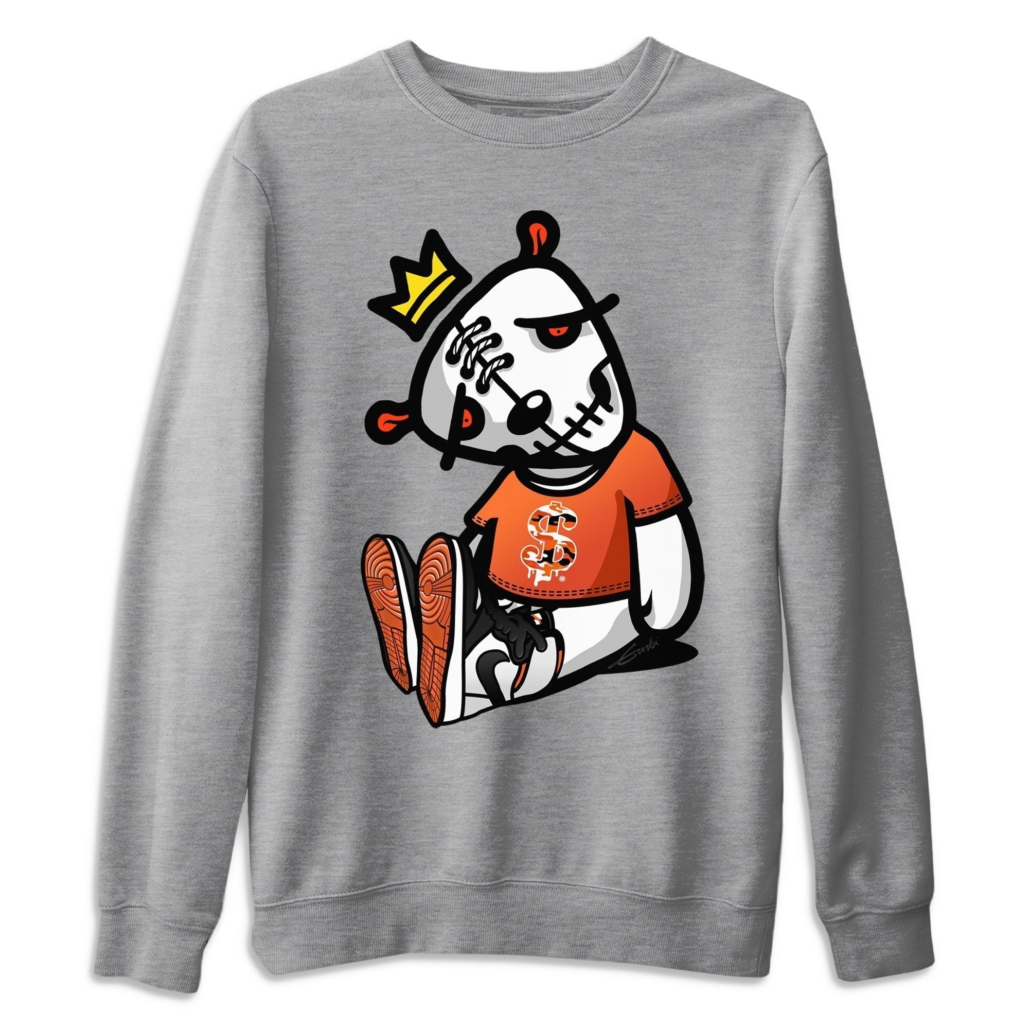 Dead Dolls Unisex Tops - Air Jordan 1 Electro Orange