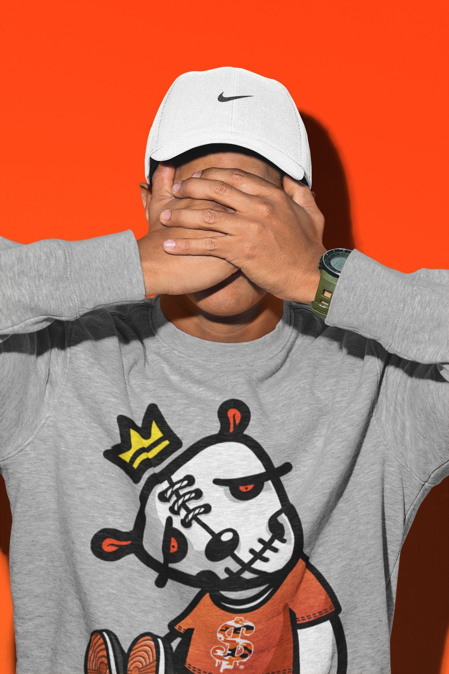 Dead Dolls Unisex Tops - Air Jordan 1 Electro Orange