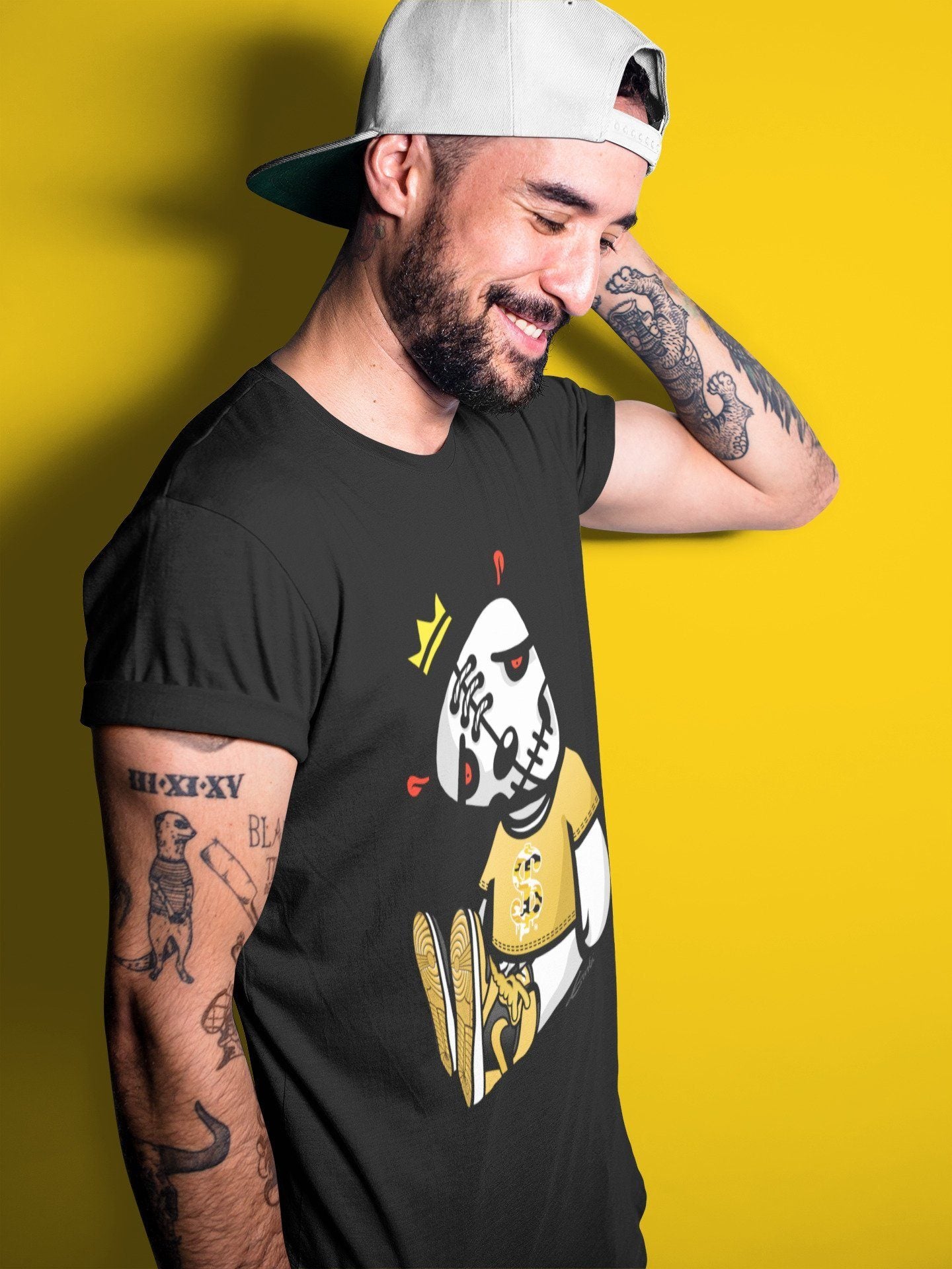 Dead Dolls Unisex Tops - Air Jordan 1 Pollen