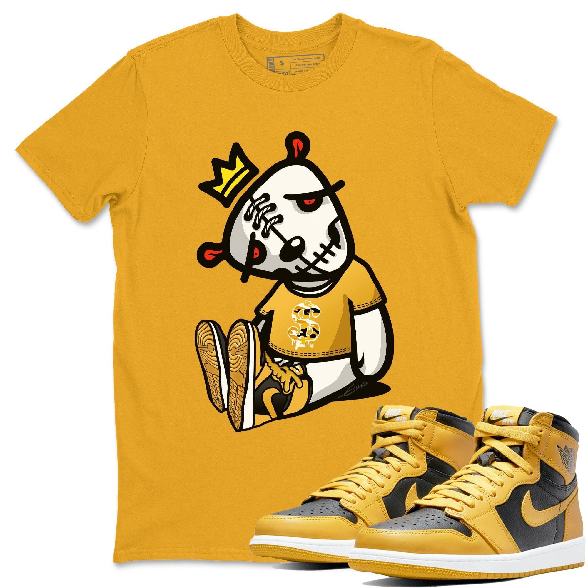 Dead Dolls Unisex Tops - Air Jordan 1 Pollen