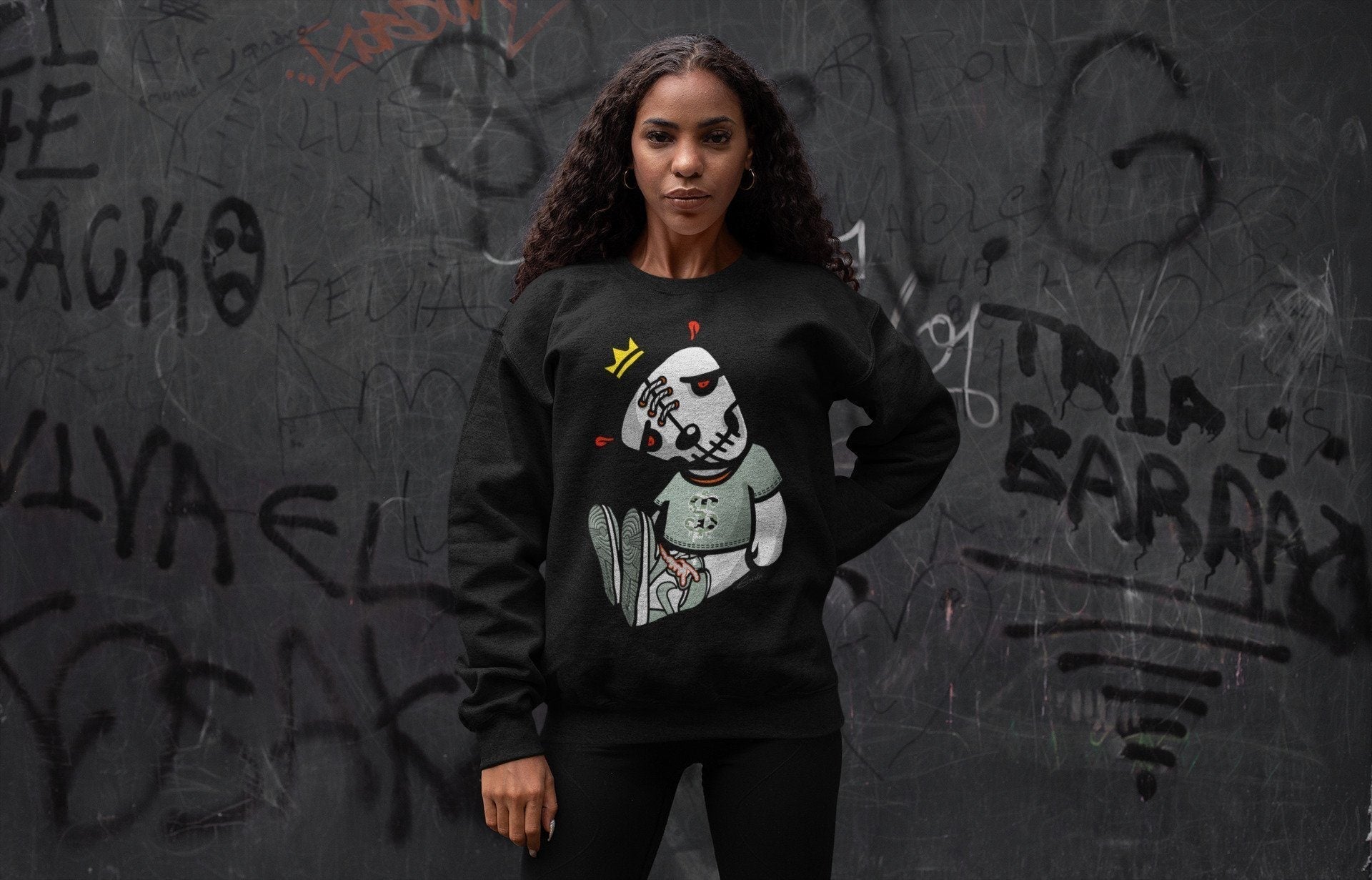 Dead Dolls Unisex Tops - Air Jordan 1 Seafoam