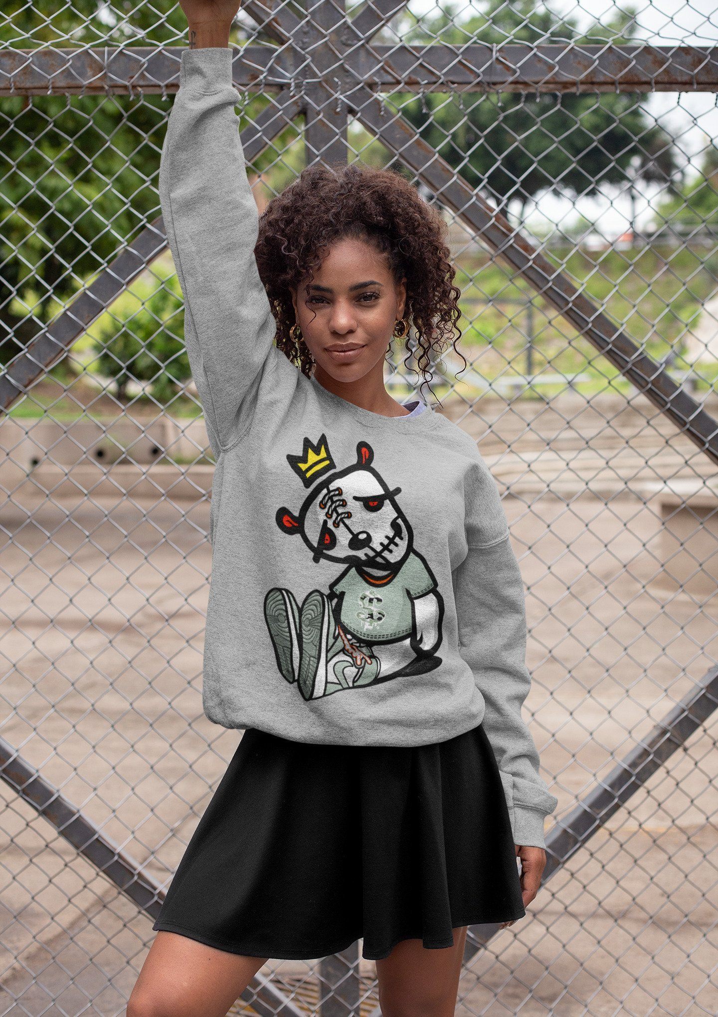 Dead Dolls Unisex Tops - Air Jordan 1 Seafoam