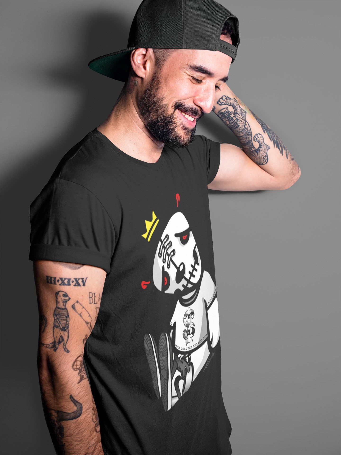 Dead Dolls Unisex Tops - Air Jordan 1 Silver Toe