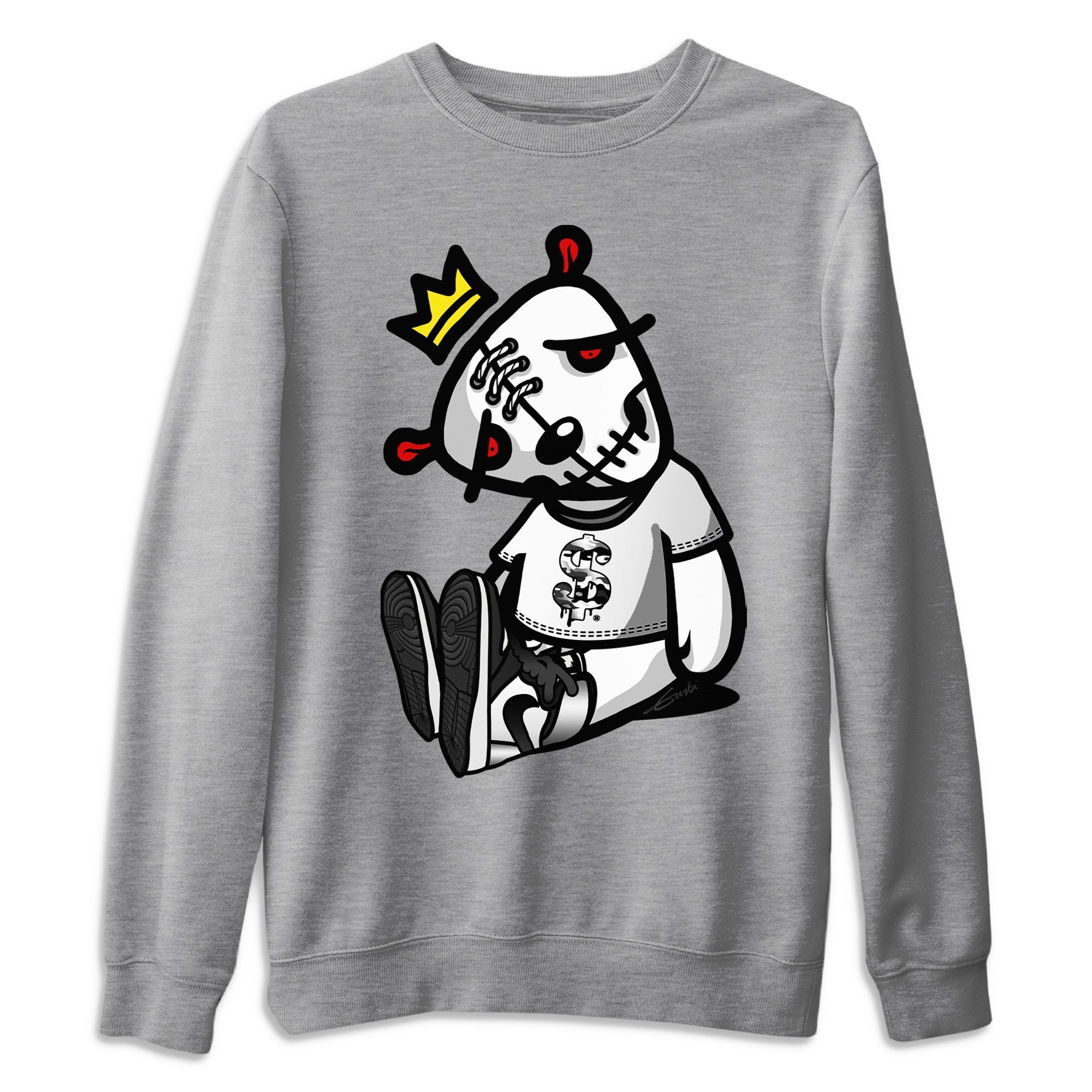 Dead Dolls Unisex Tops - Air Jordan 1 Silver Toe