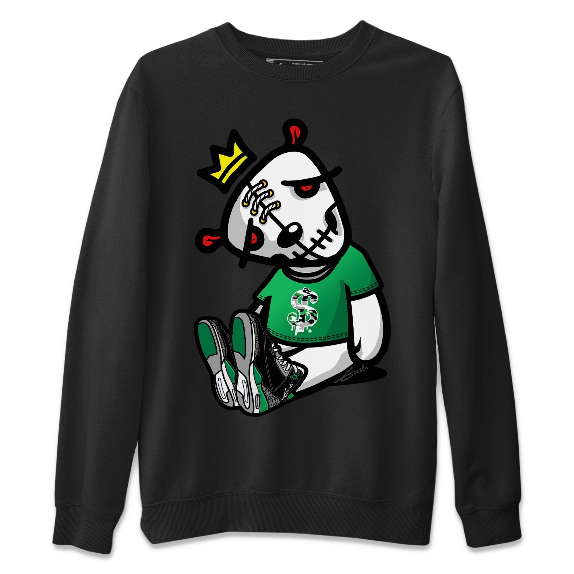 Dead Dolls Unisex Tops - Air Jordan 3 Pine Green
