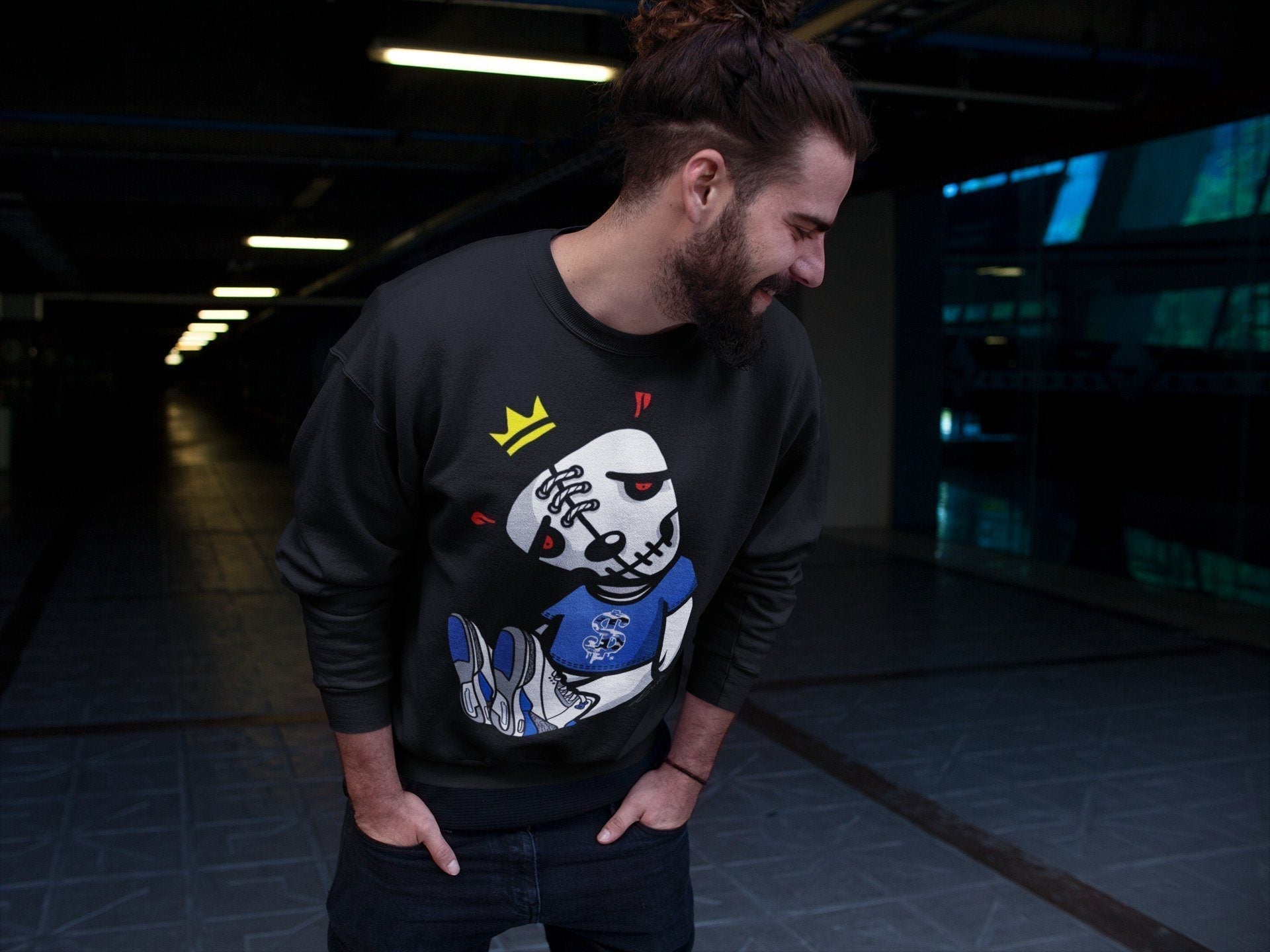 Dead Dolls Unisex Tops - Air Jordan 3 Racer Blue