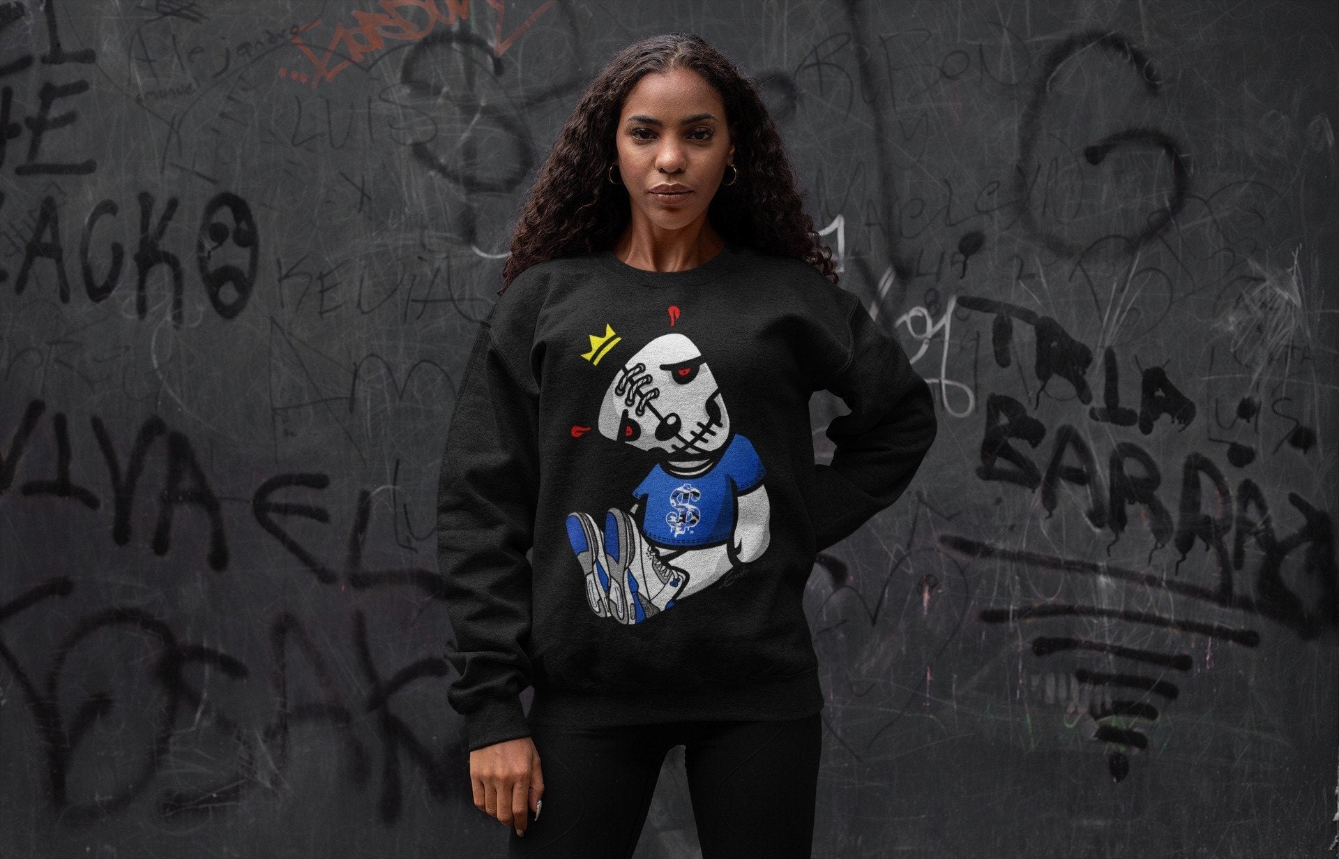 Dead Dolls Unisex Tops - Air Jordan 3 Racer Blue