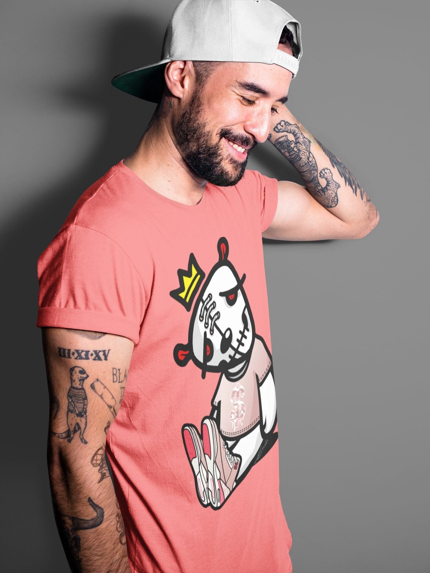Dead Dolls Unisex Tops - Air Jordan 3 Rust Pink