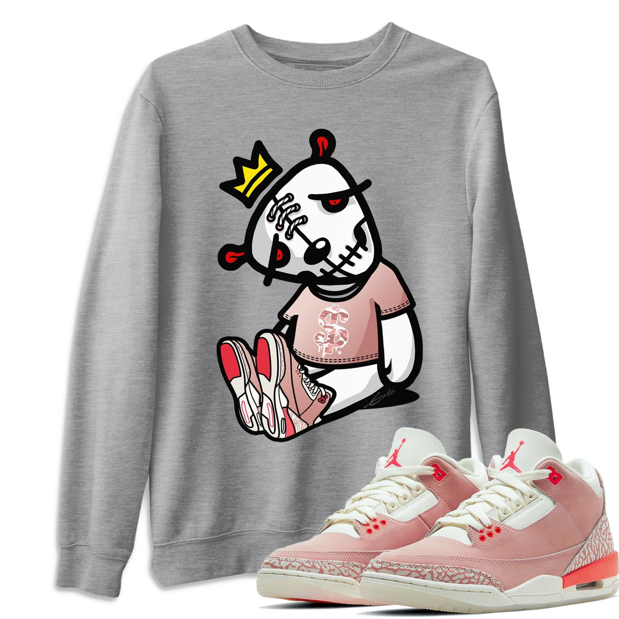 Dead Dolls Unisex Tops - Air Jordan 3 Rust Pink