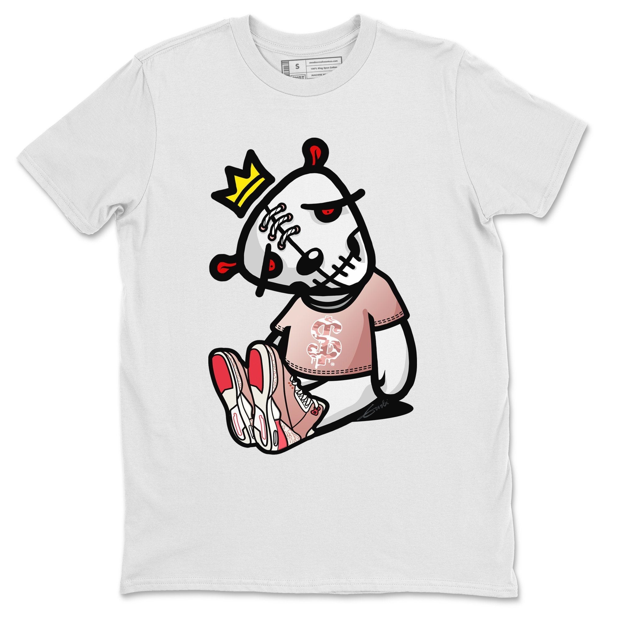 Dead Dolls Unisex Tops - Air Jordan 3 Rust Pink