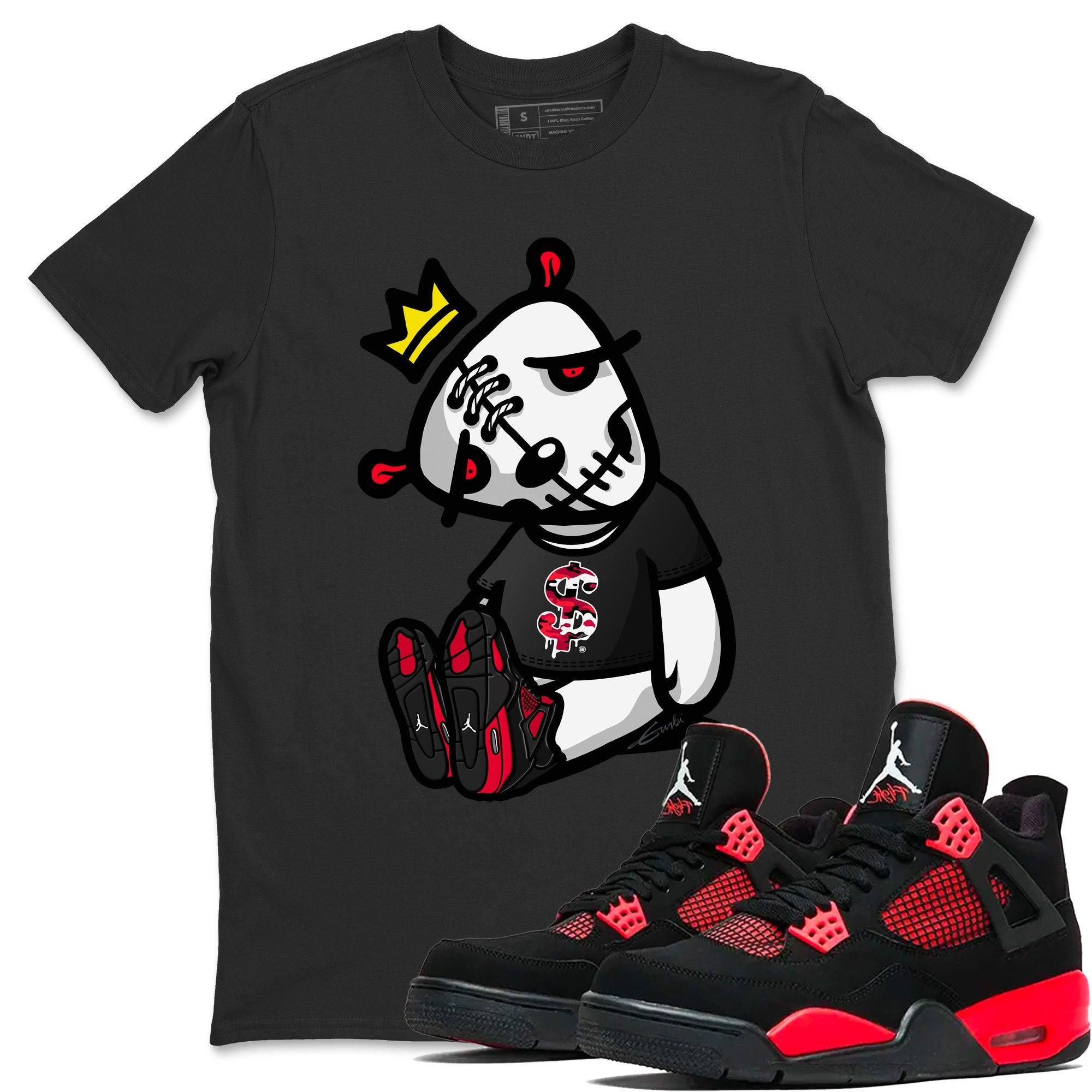 Dead Dolls Unisex Tops - Air Jordan 4 Red Thunder