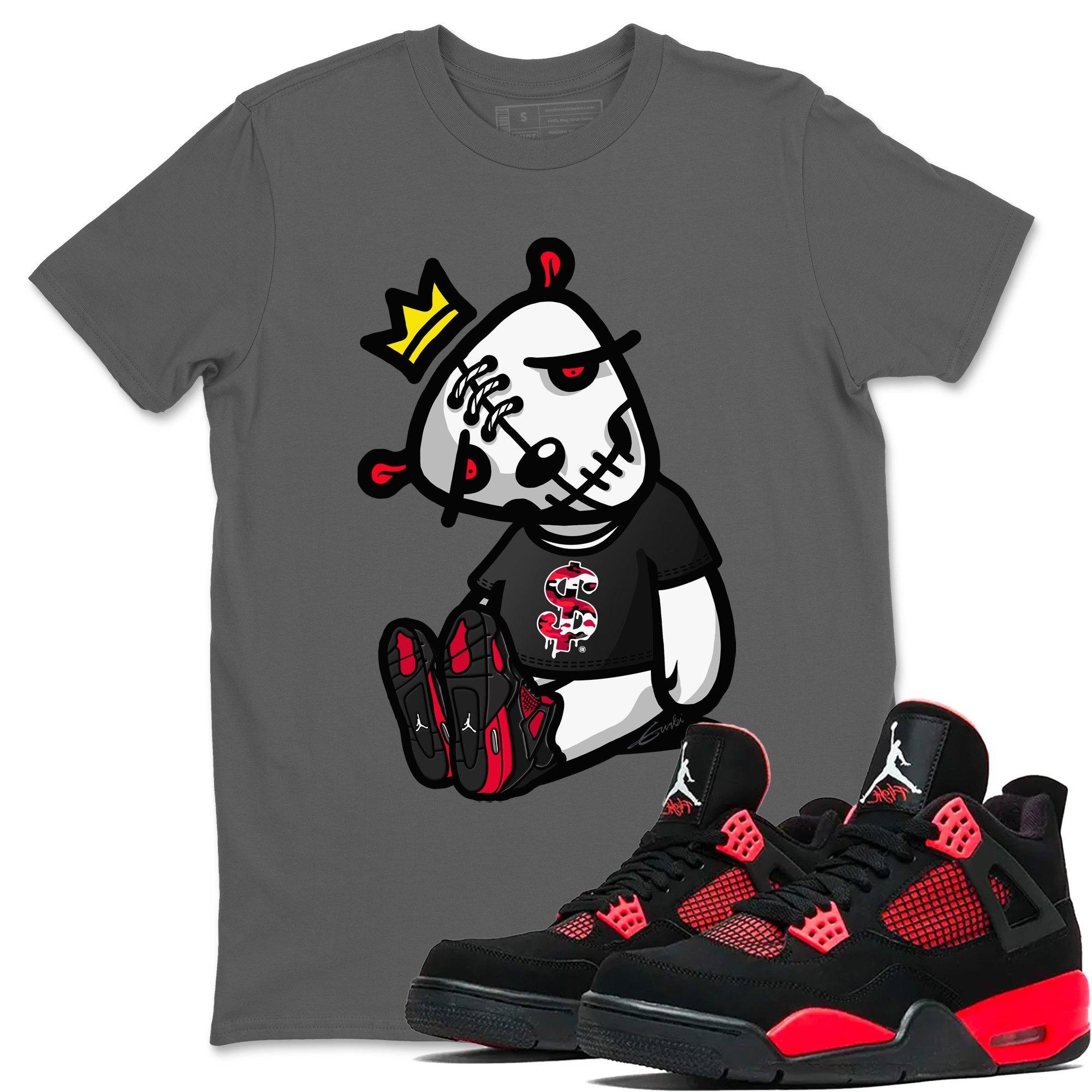 Dead Dolls Unisex Tops - Air Jordan 4 Red Thunder