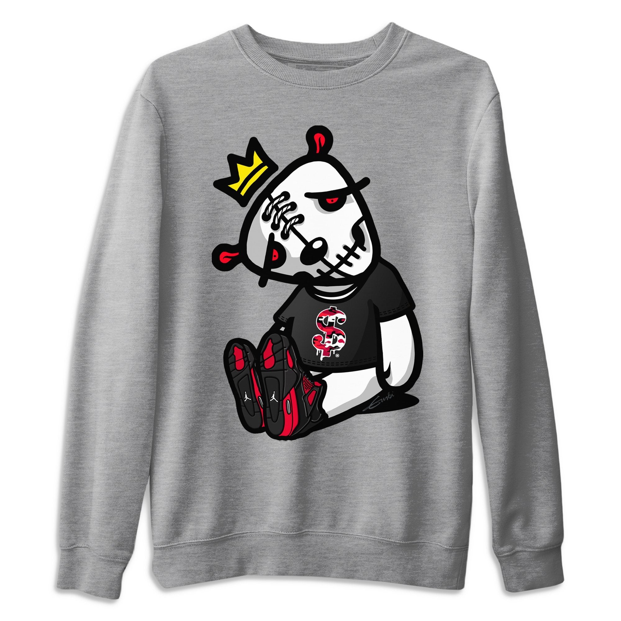 Dead Dolls Unisex Tops - Air Jordan 4 Red Thunder