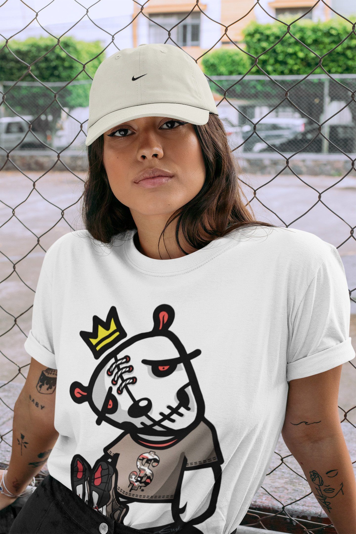 Dead Dolls Unisex Tops - Air Jordan 4 Taupe Haze