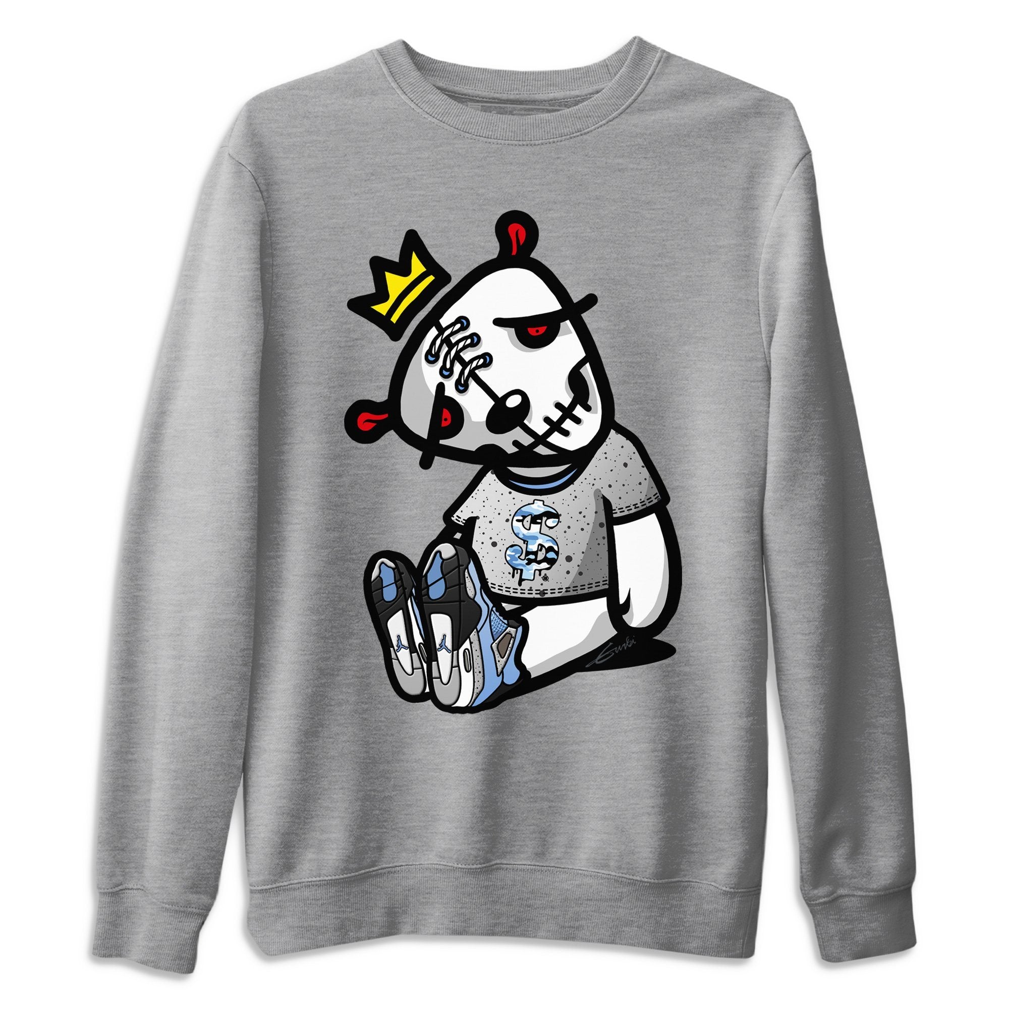 Dead Dolls Unisex Tops - Air Jordan 4 University Blue