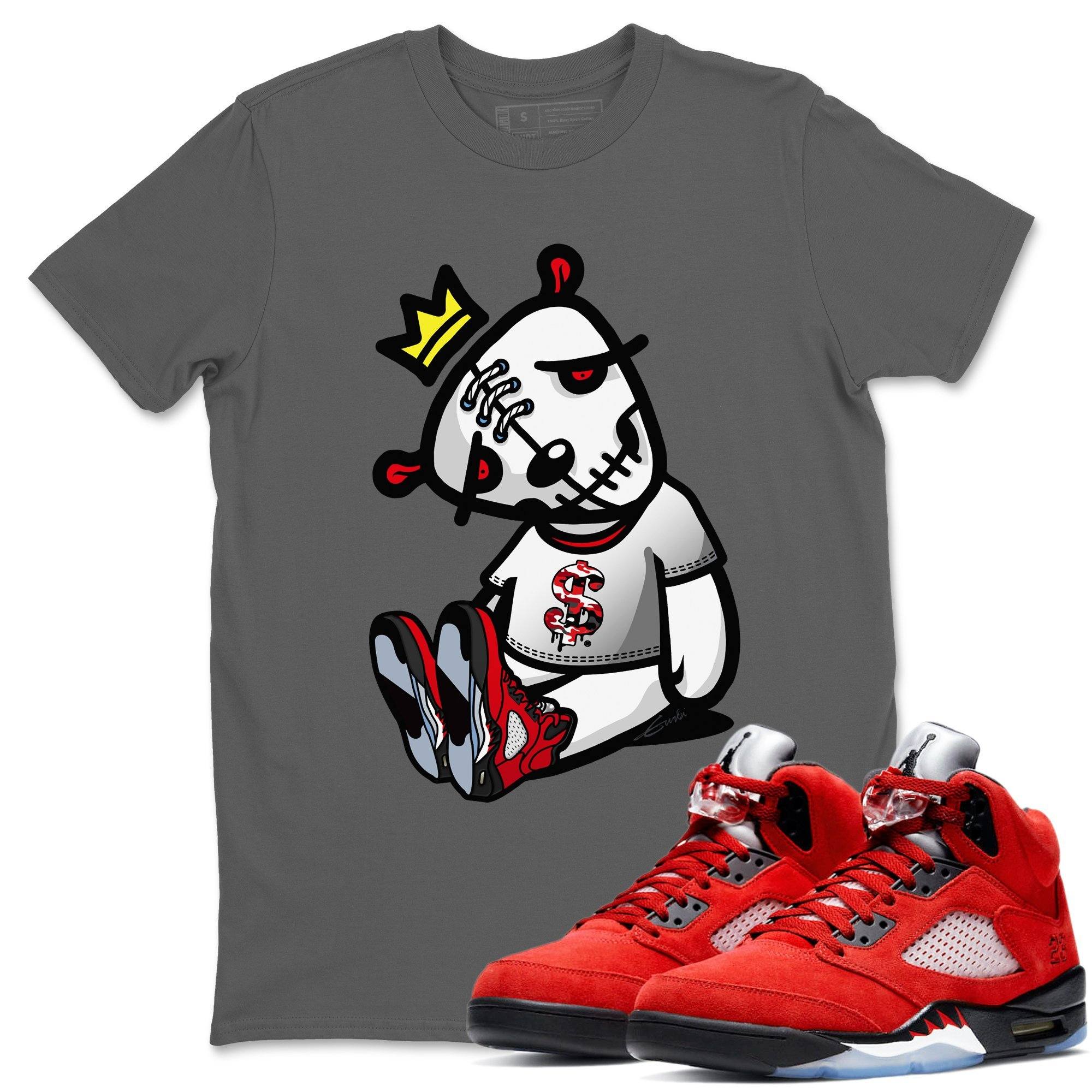 Dead Dolls Unisex Tops - Air Jordan 5 Raging Bull