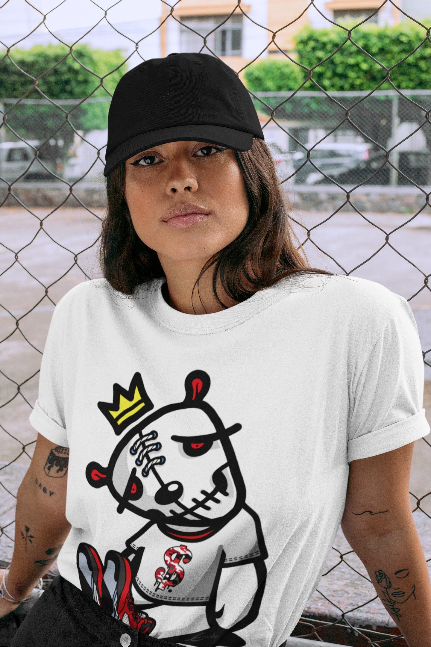 Dead Dolls Unisex Tops - Air Jordan 5 Raging Bull