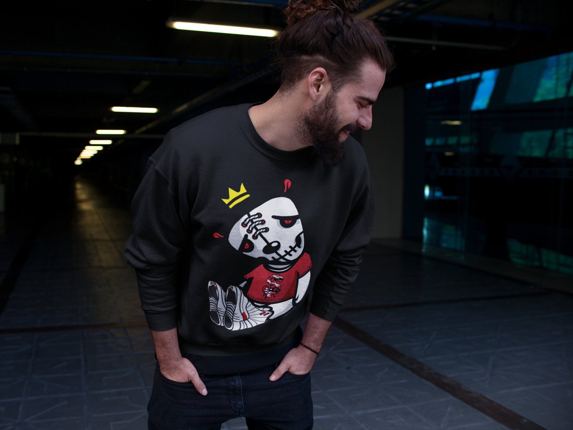 Dead Dolls Unisex Tops - Air Jordan 12 Twist