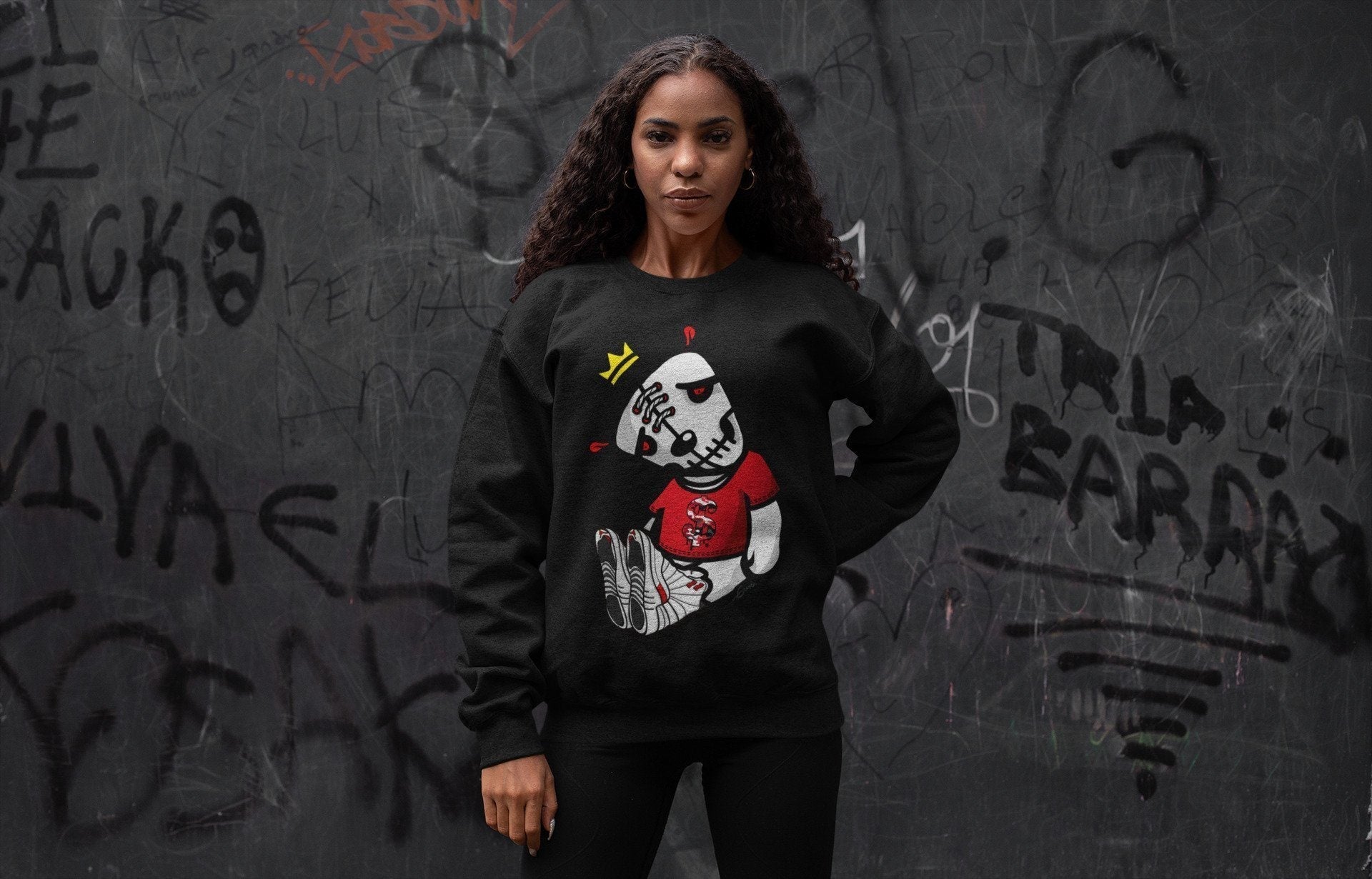 Dead Dolls Unisex Tops - Air Jordan 12 Twist