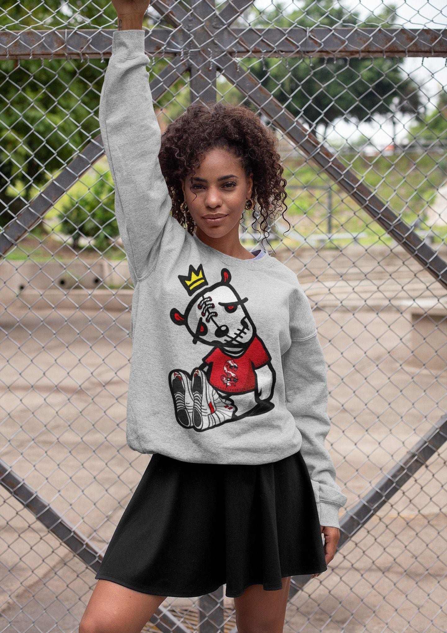 Dead Dolls Unisex Tops - Air Jordan 12 Twist