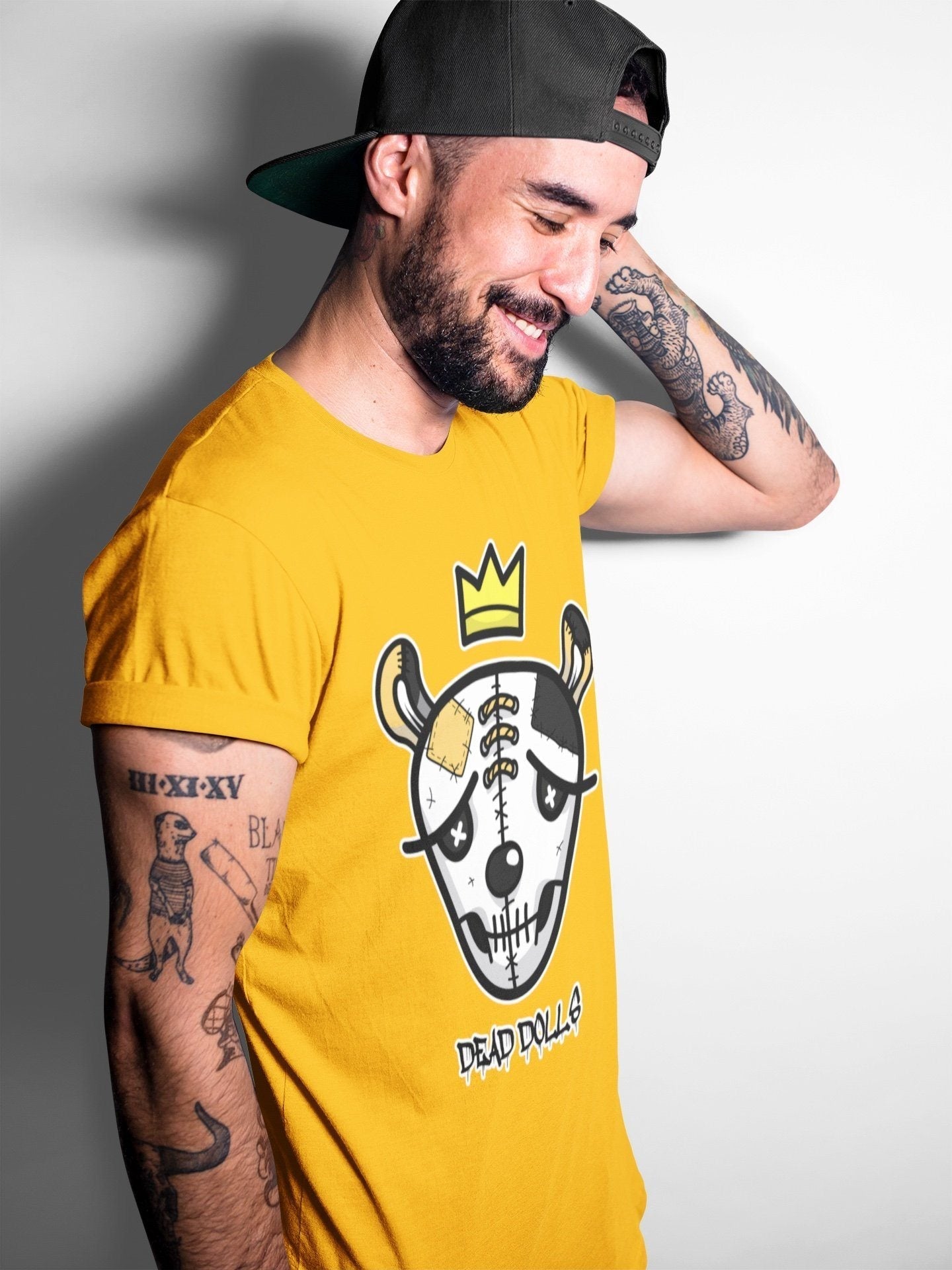 Dead Dolls Face Unisex Tops - Air Jordan 1 Pollen