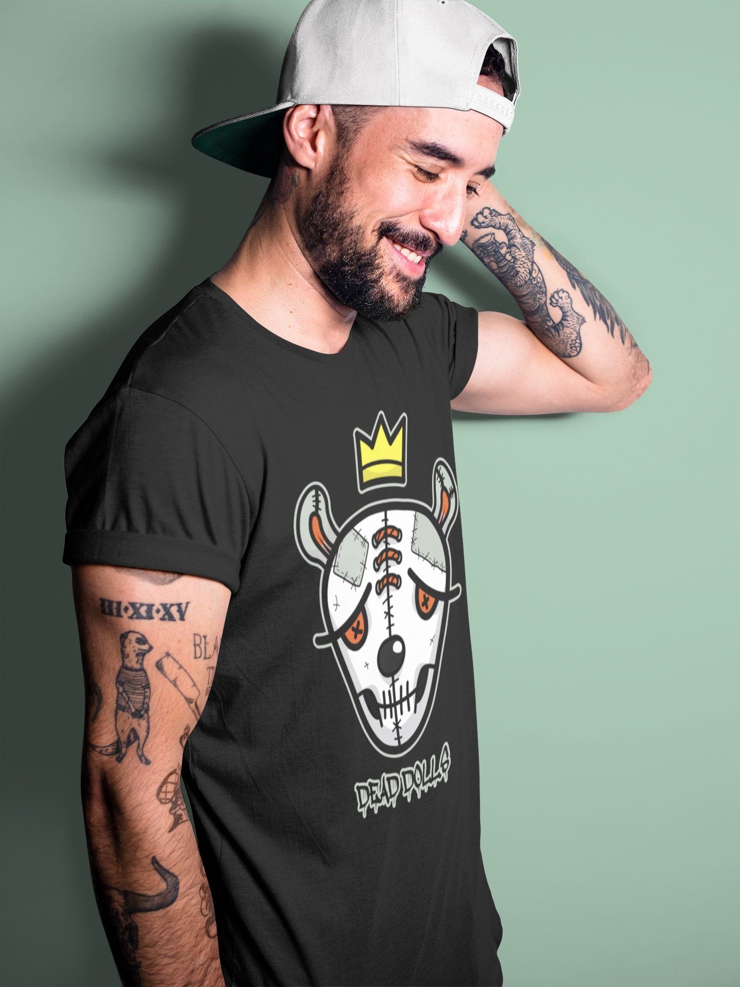 Dead Dolls Face Unisex Tops - Air Jordan 1 Seafoam