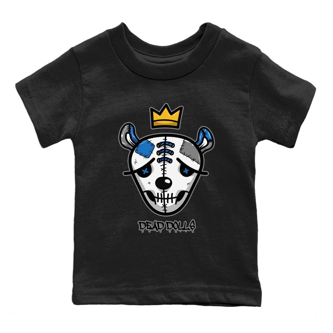 Dead Dolls Face Kids Tops - Air Jordan 1 True Blue