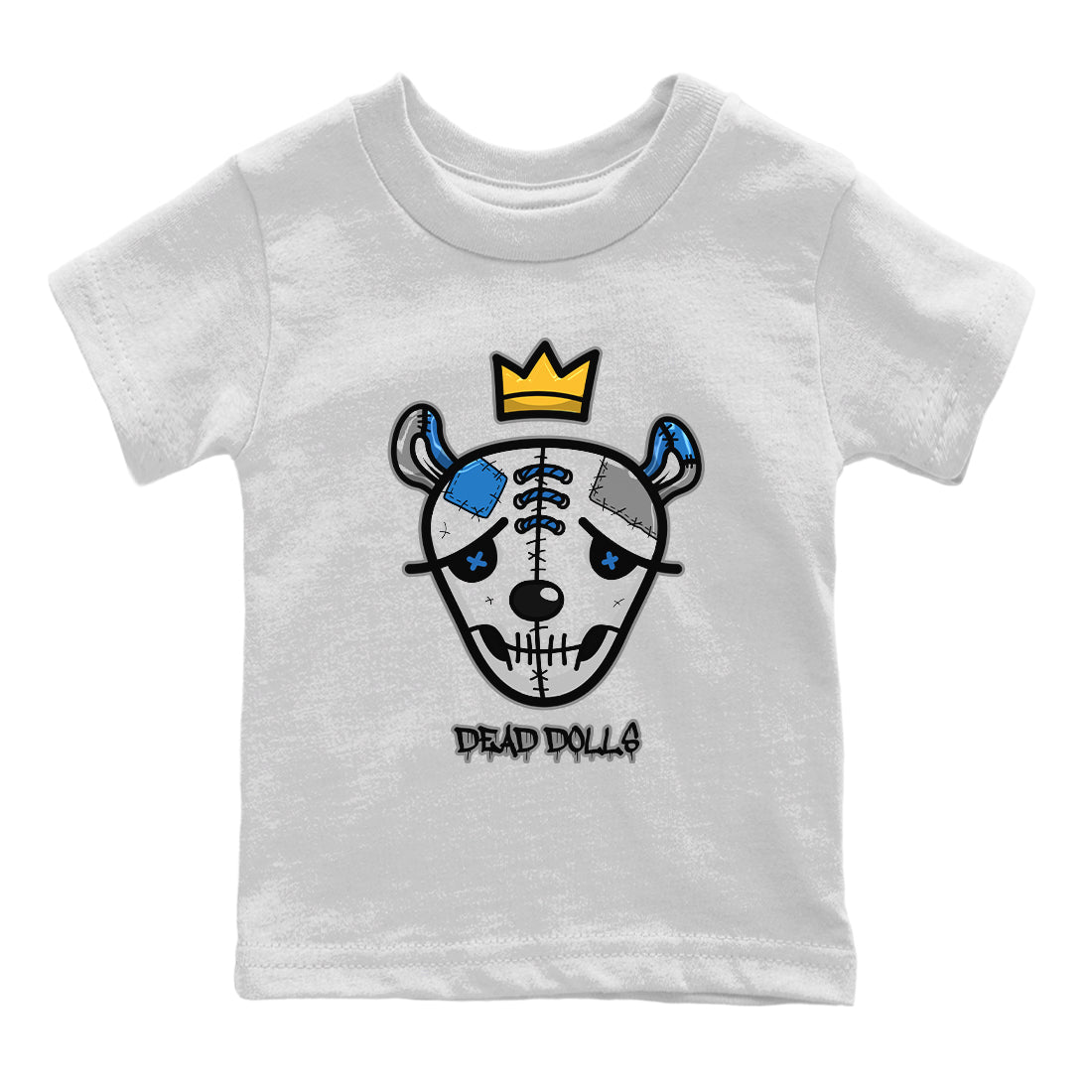 Dead Dolls Face Kids Tops - Air Jordan 1 True Blue