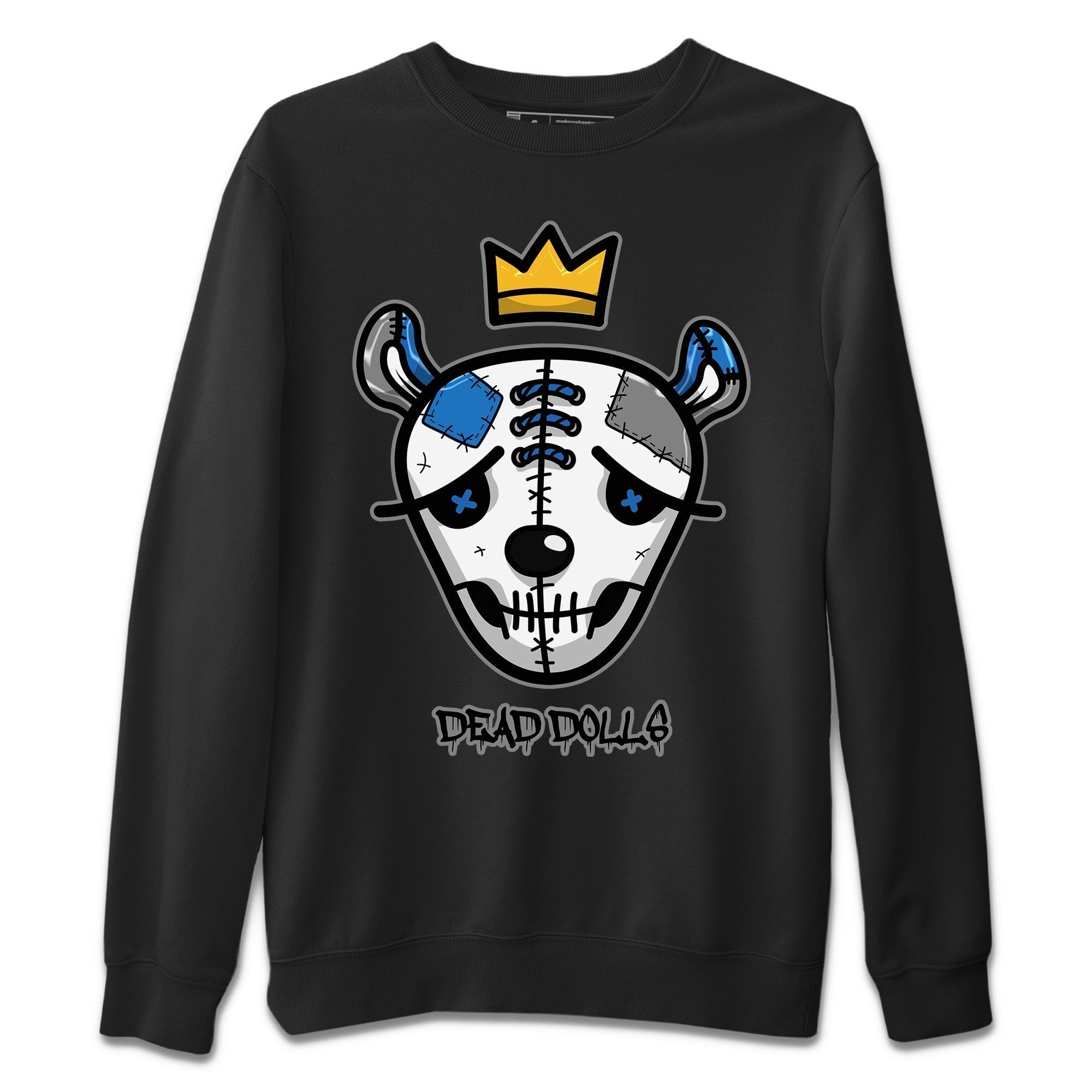 Dead Dolls Face Unisex Tops - Air Jordan 1 True Blue